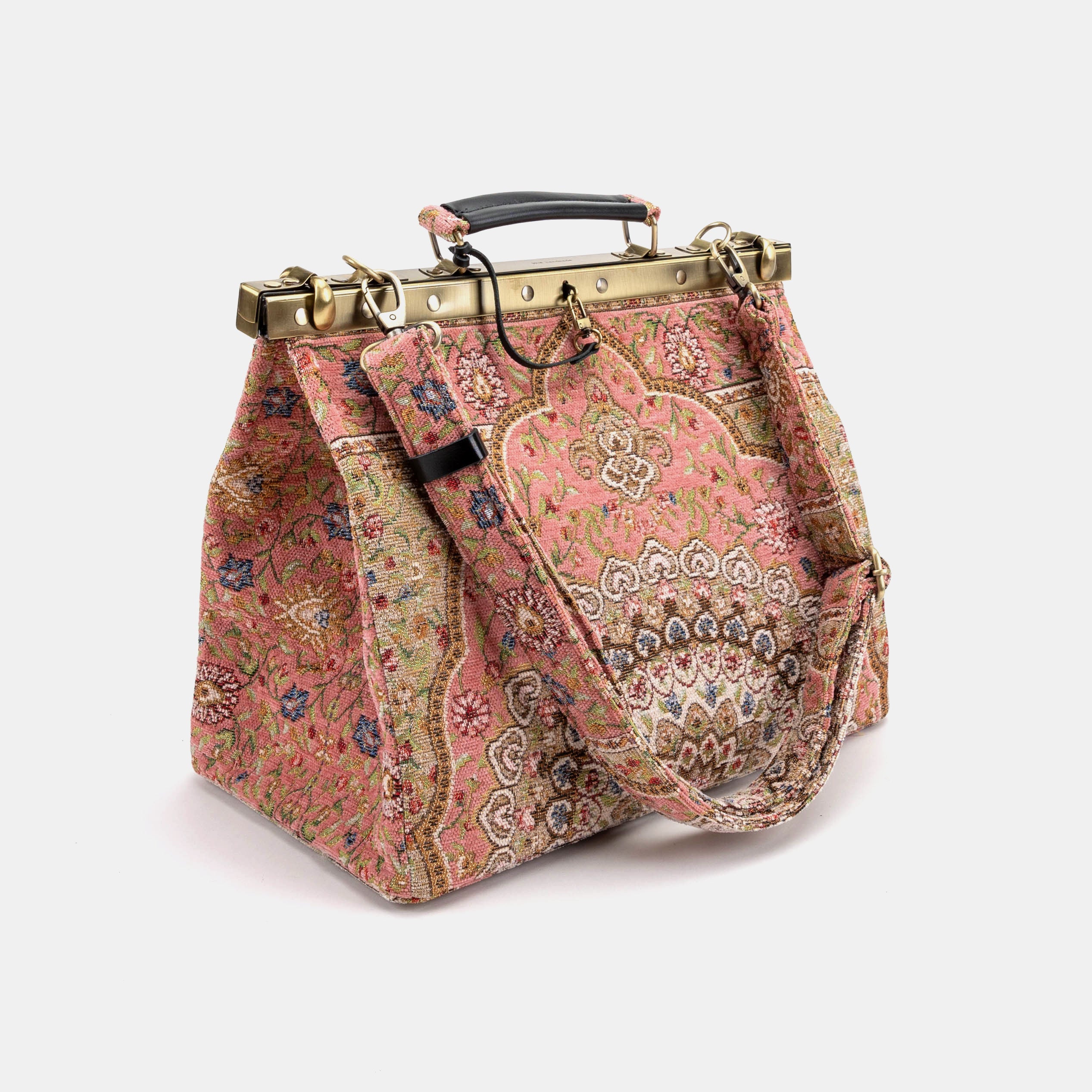 Oriental Pink Celine Carpet Gladstone Bag - Image 9