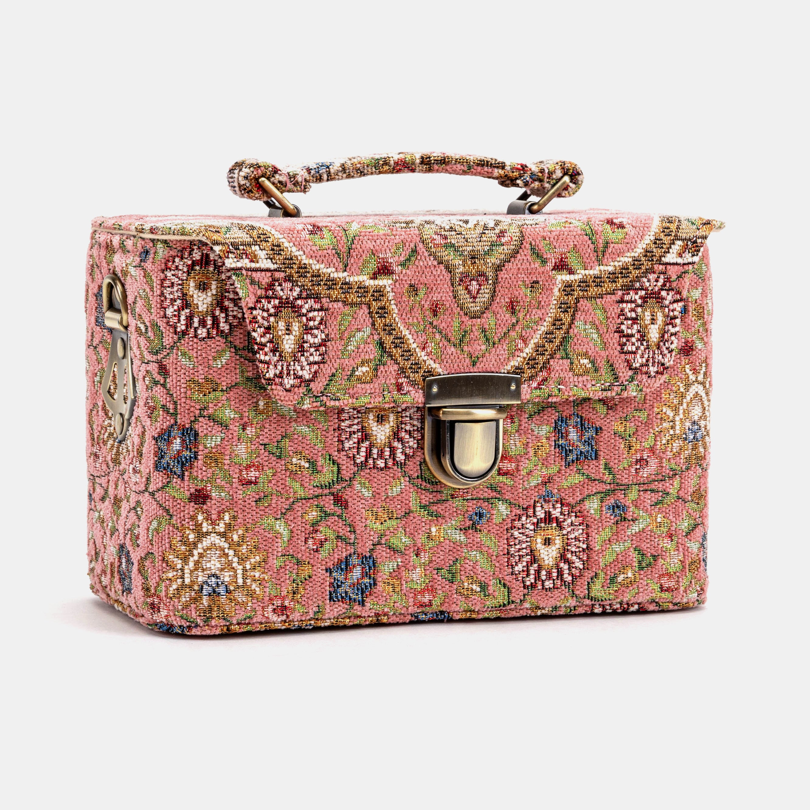 Oriental Pink Clara Medium Train Case Purse - Image 3