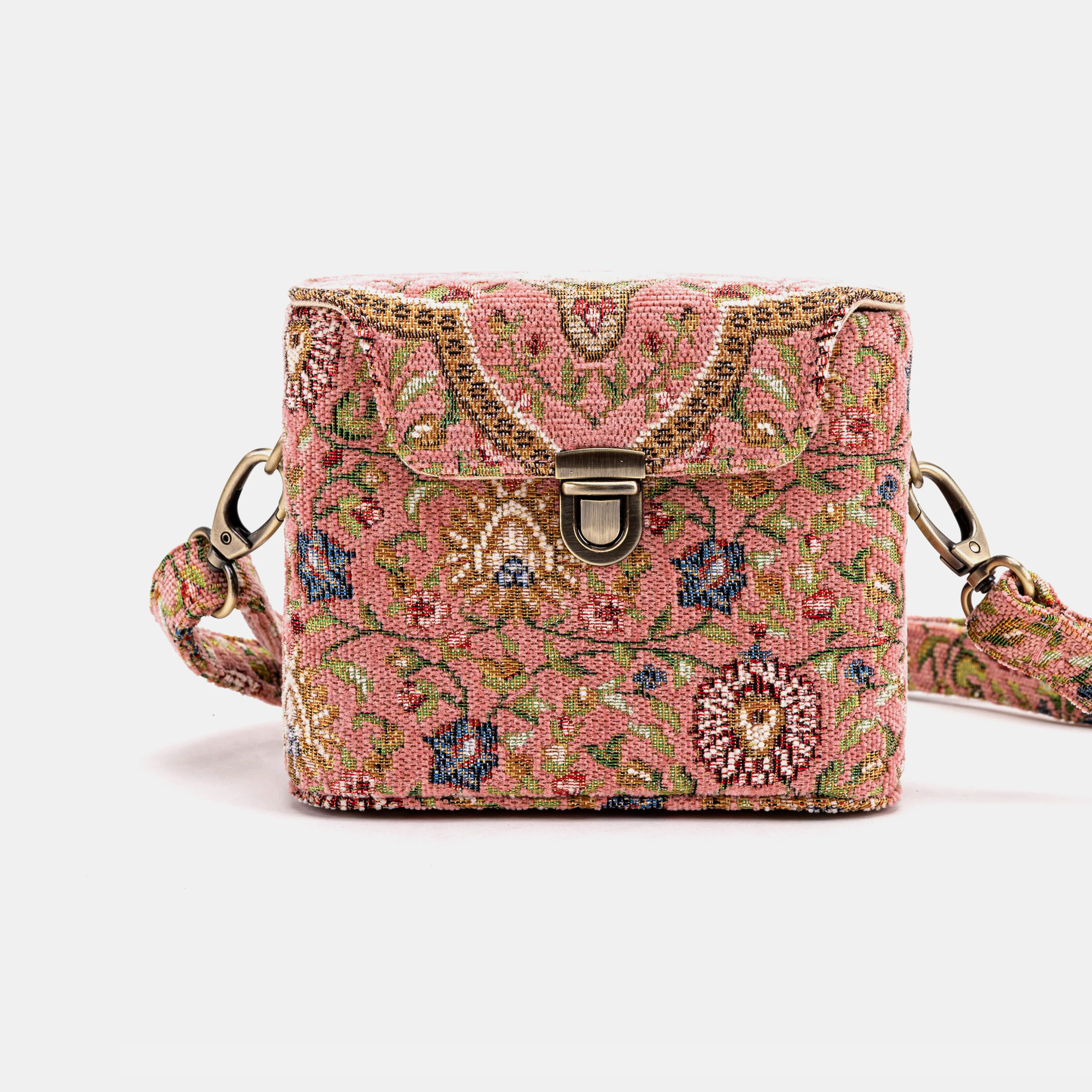 Oriental Pink Emma Small Train Case Crossbody
