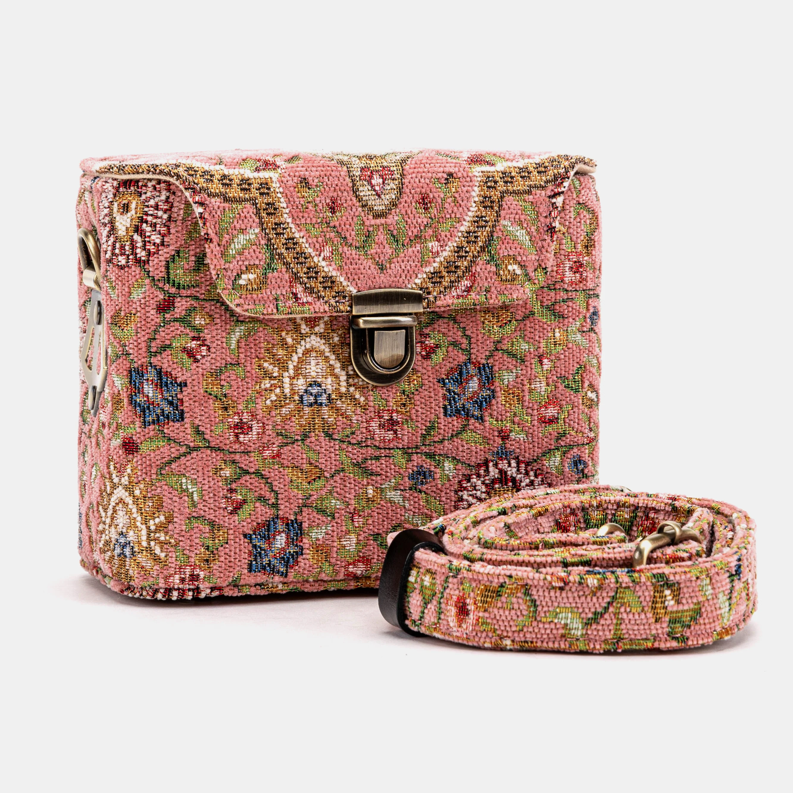 Oriental Pink Emma Small Train Case Crossbody - Image 2