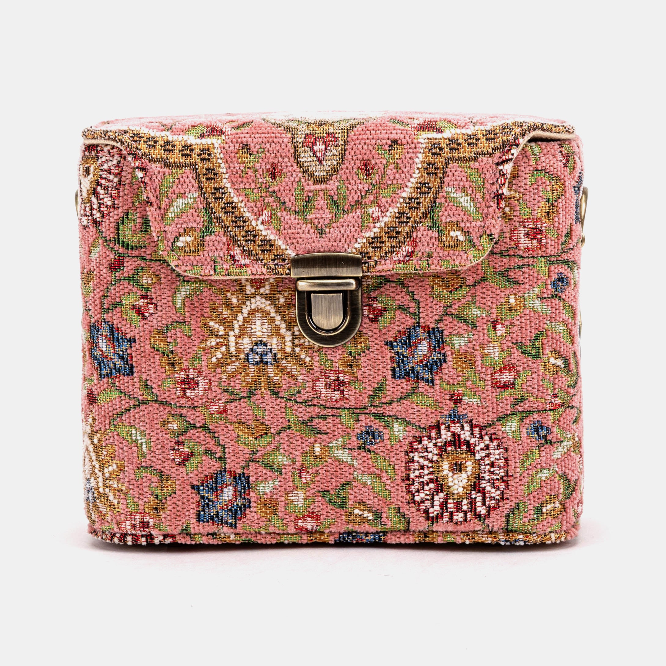 Oriental Pink Emma Small Train Case Crossbody - Image 3