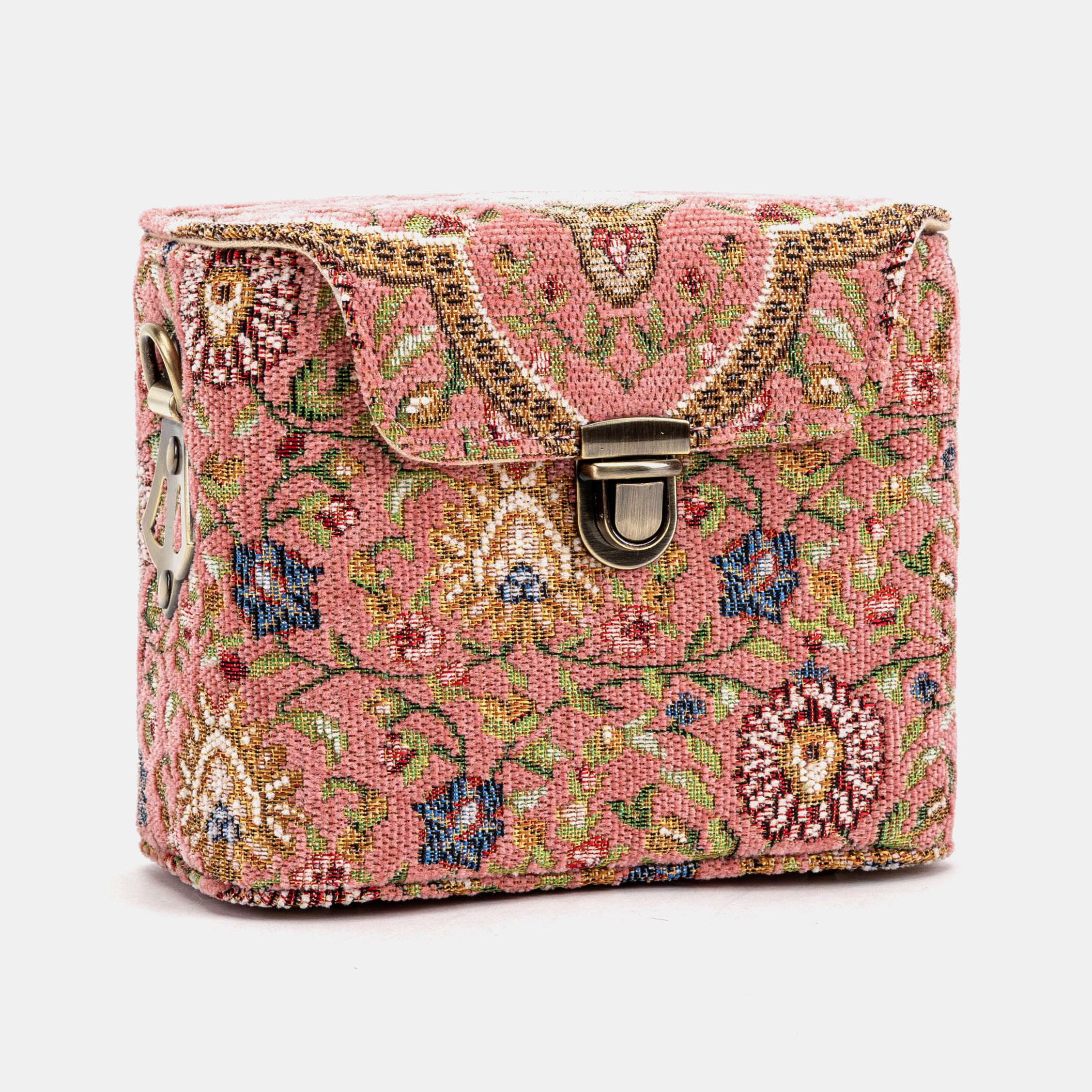 Oriental Pink Emma Small Train Case Crossbody - Image 4