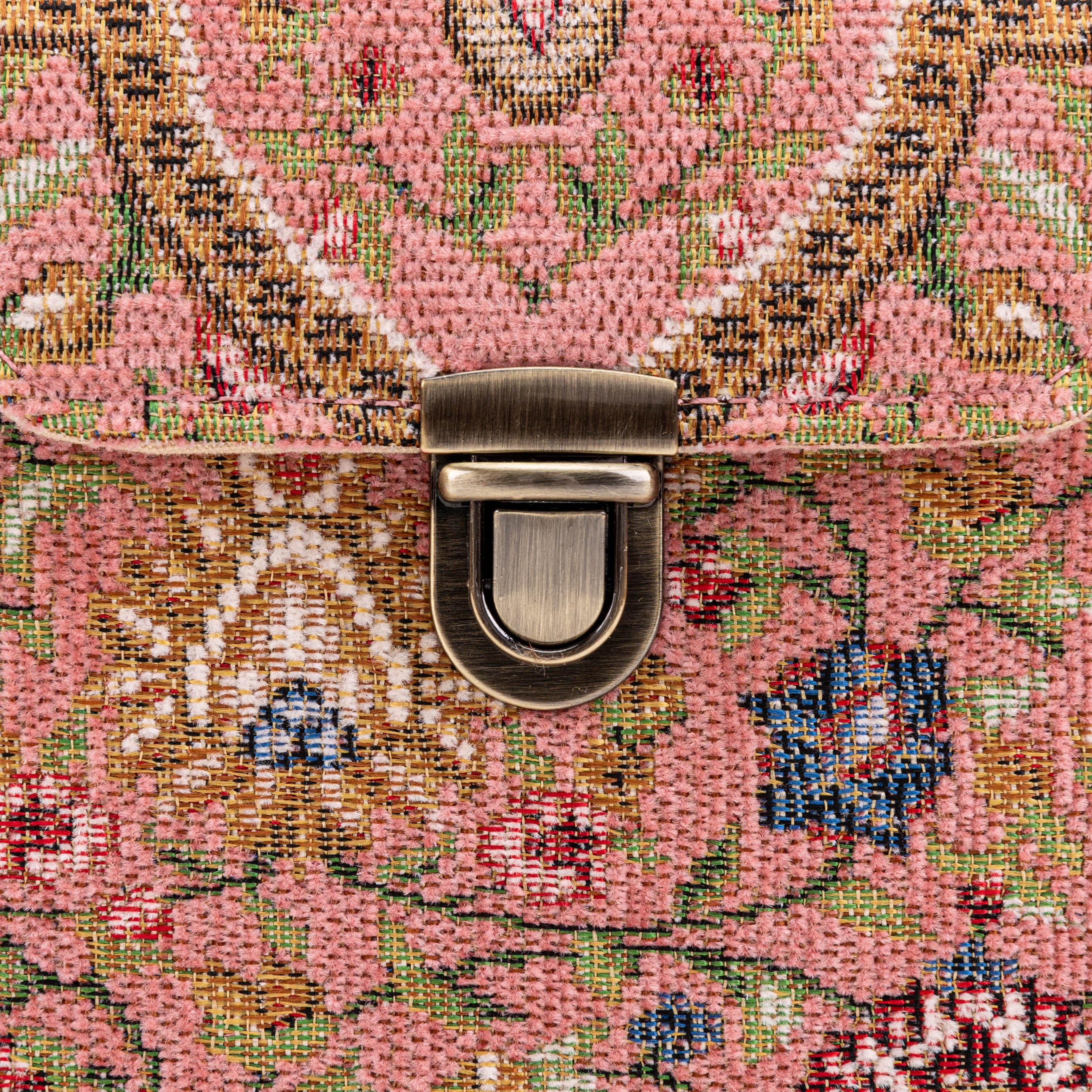 Oriental Pink Emma Small Train Case Crossbody - Image 5