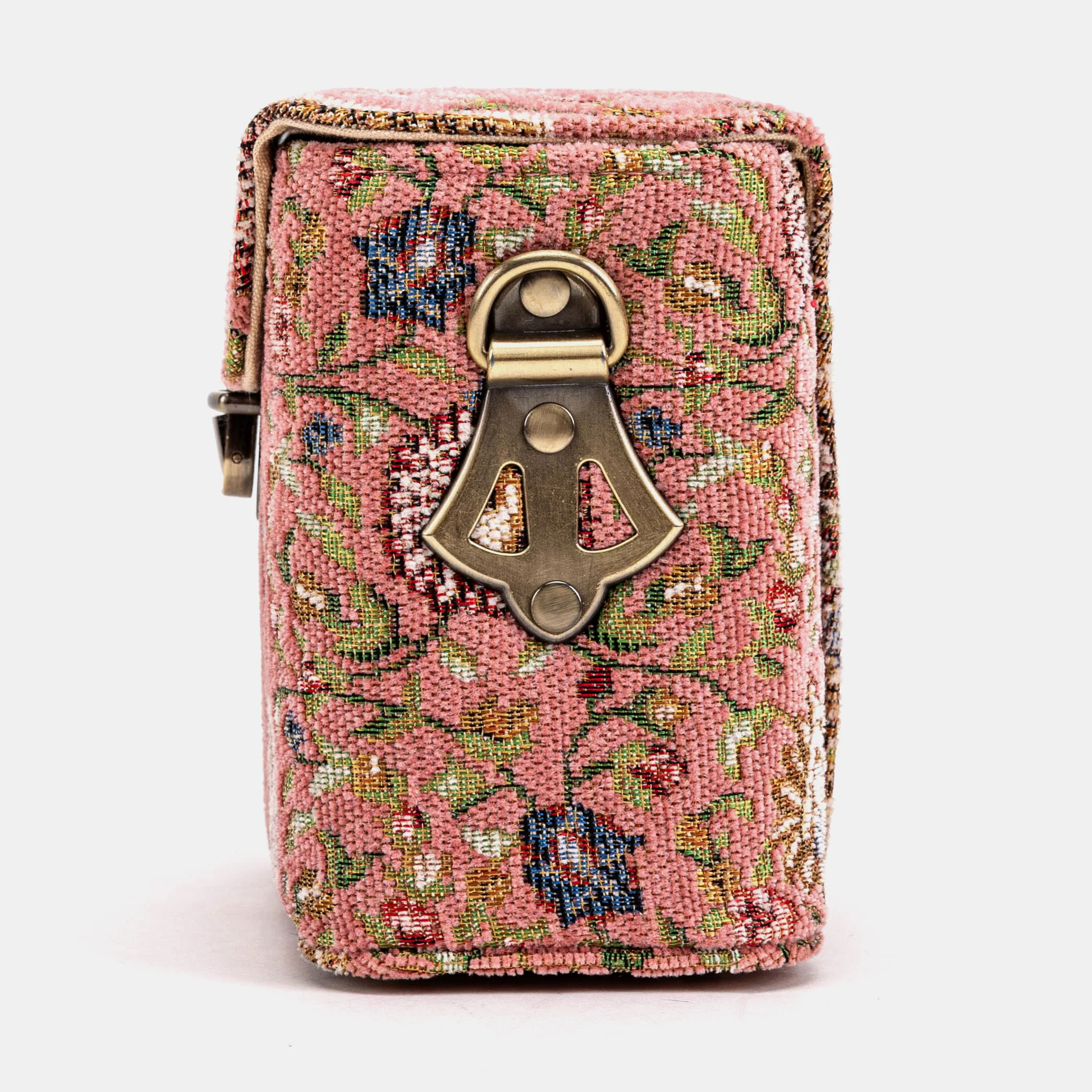 Oriental Pink Emma Small Train Case Crossbody - Image 6