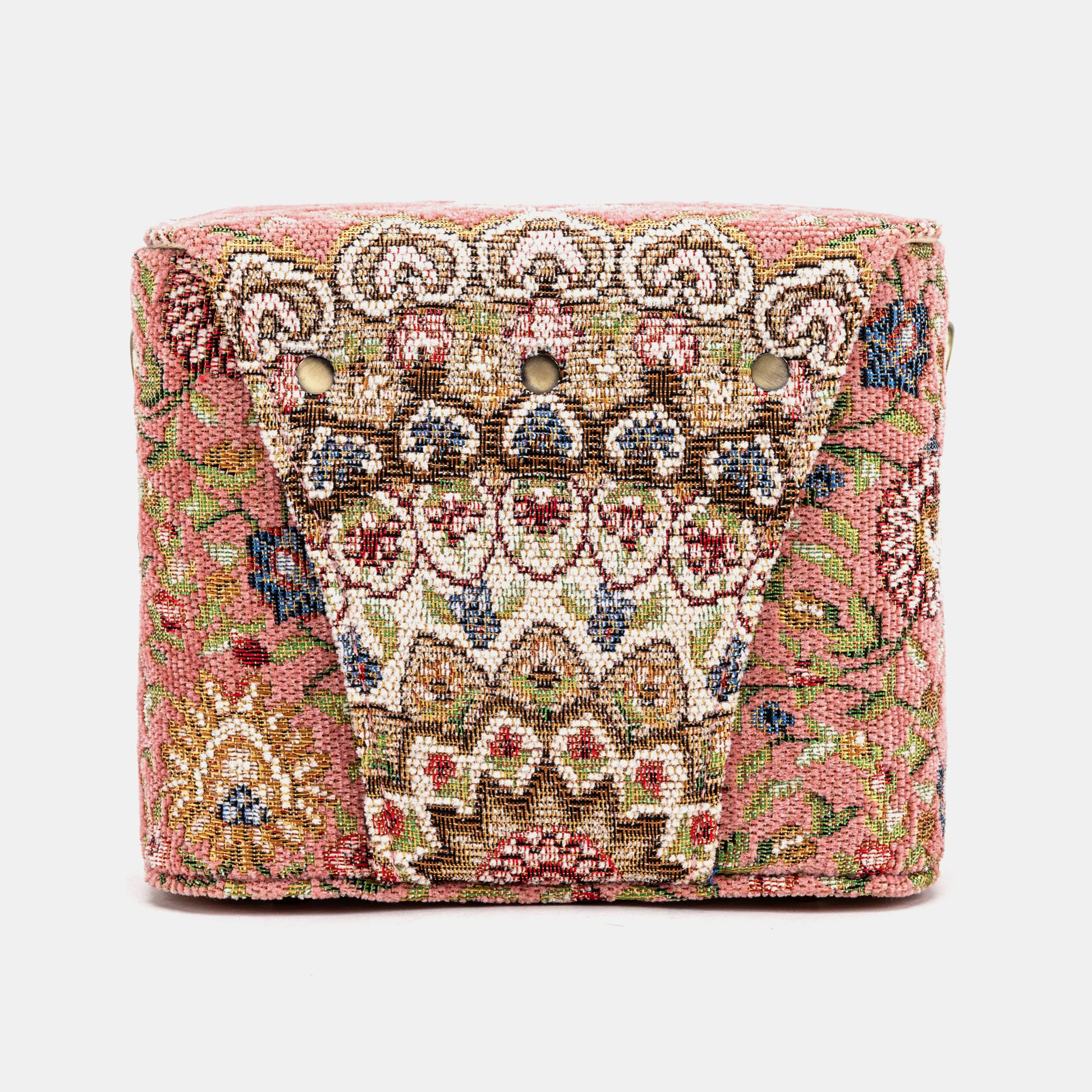 Oriental Pink Emma Small Train Case Crossbody - Image 7