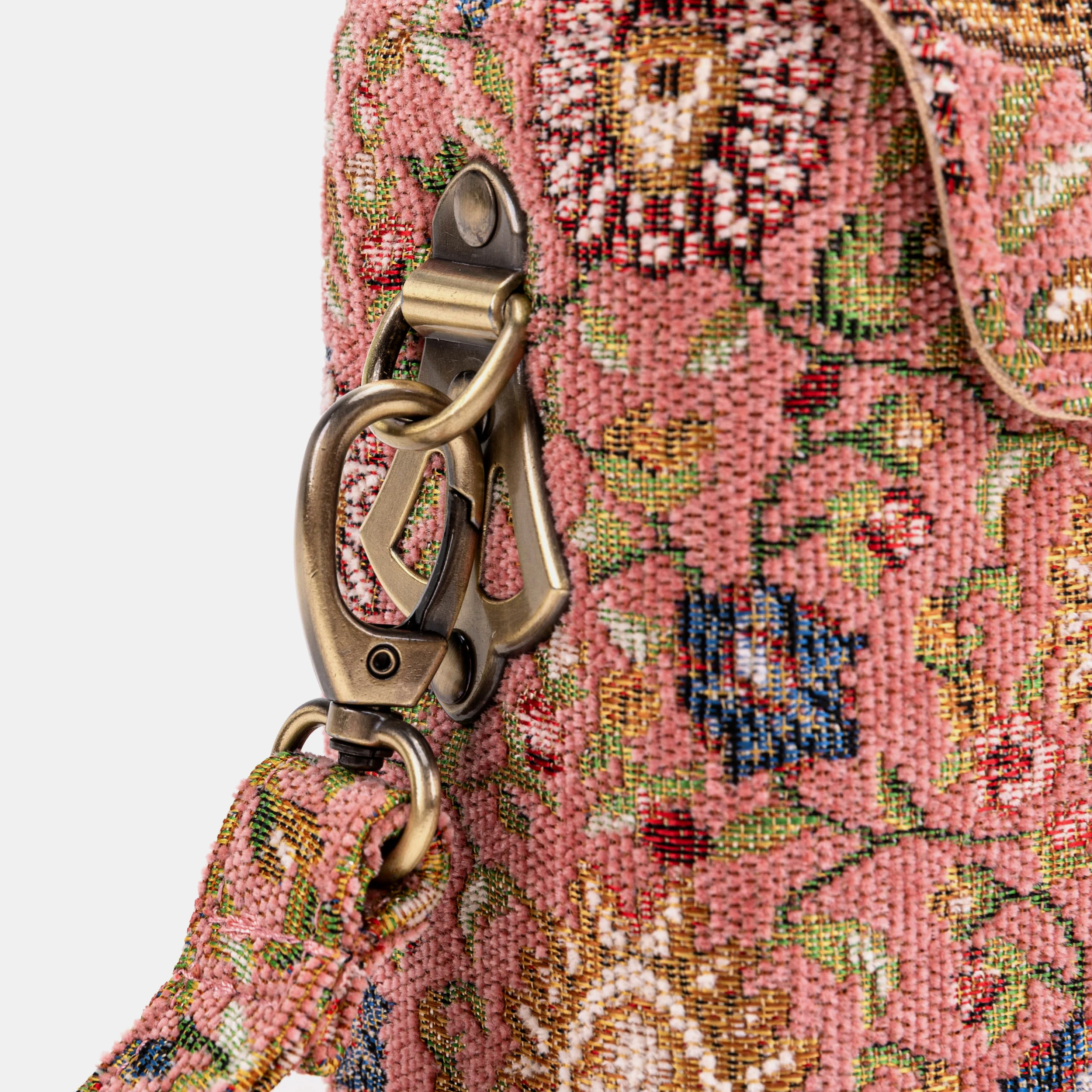 Oriental Pink Emma Small Train Case Crossbody - Image 8