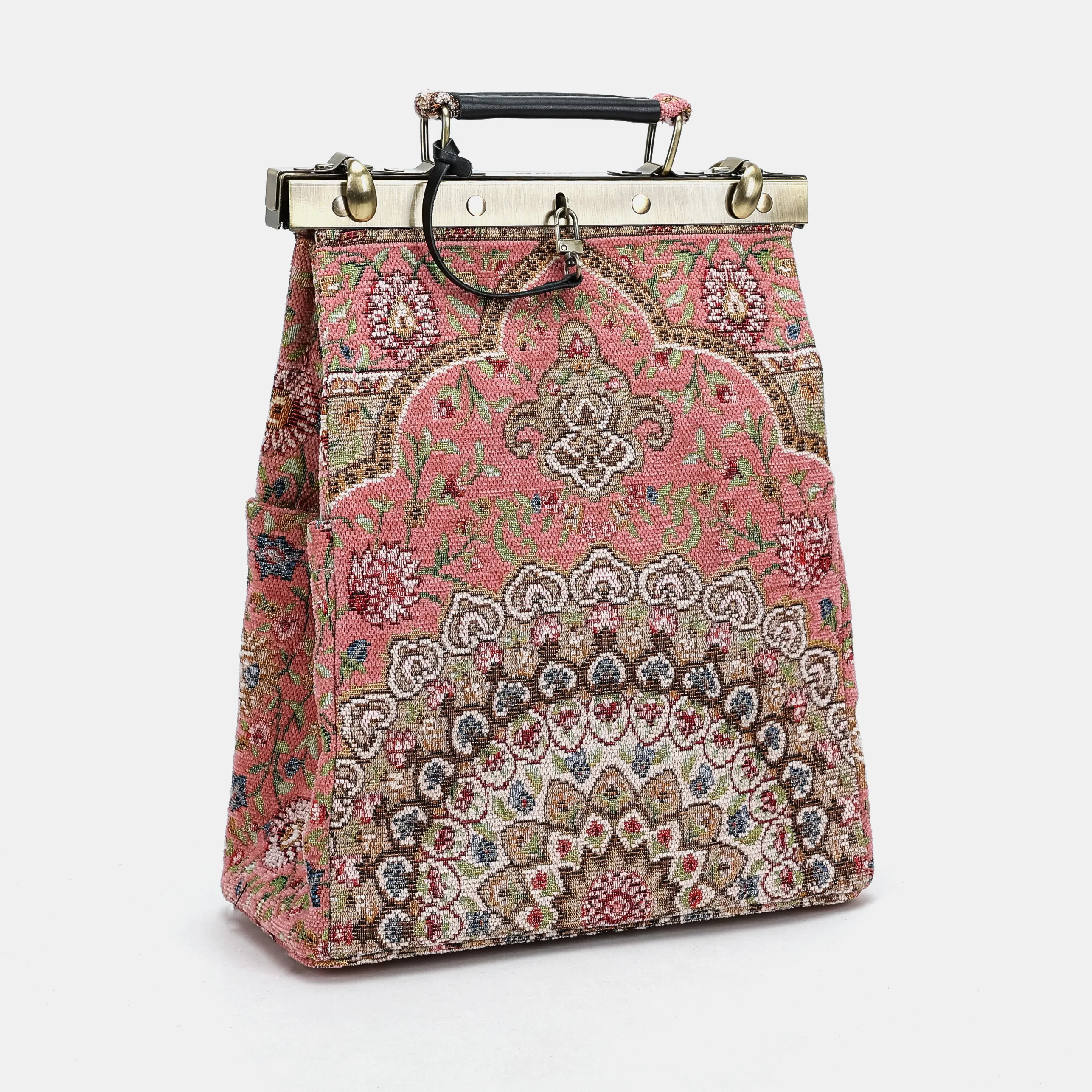 Oriental Pink Helena Carpet Backpack Gladstone Bag - Image 4