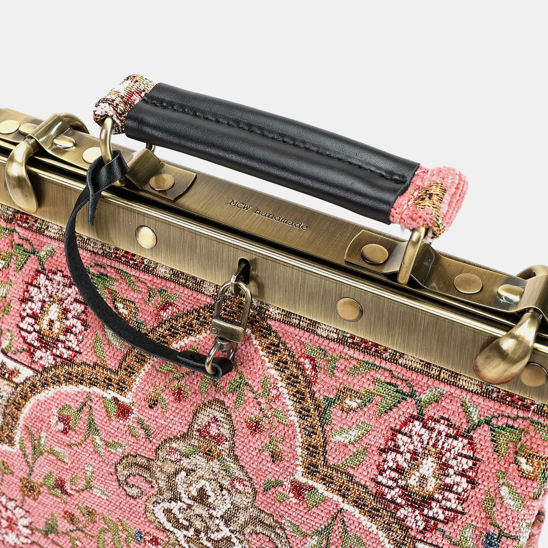 Oriental Pink Helena Carpet Backpack Gladstone Bag - Image 5