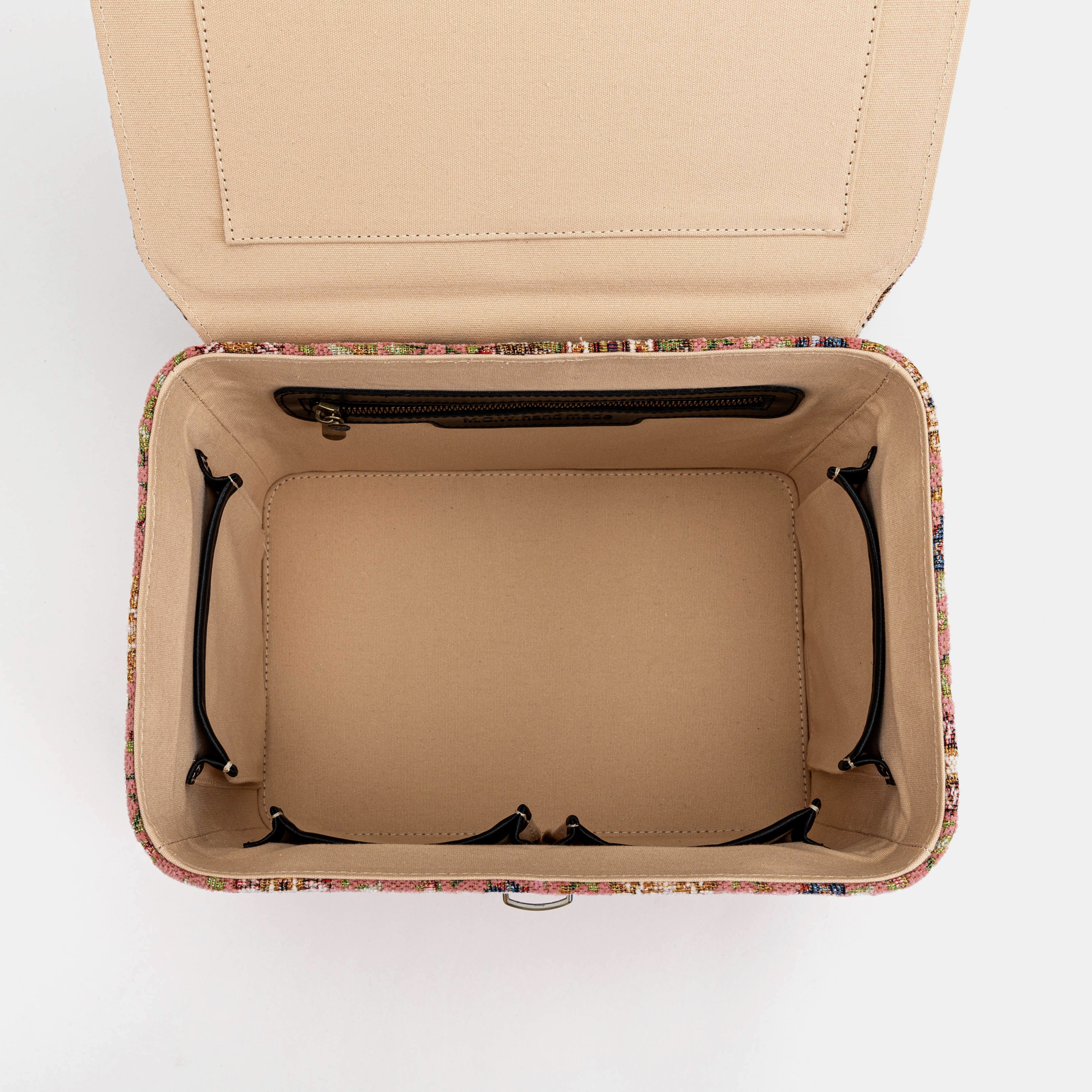 Oriental Pink Josephine Large Train Case - Image 5