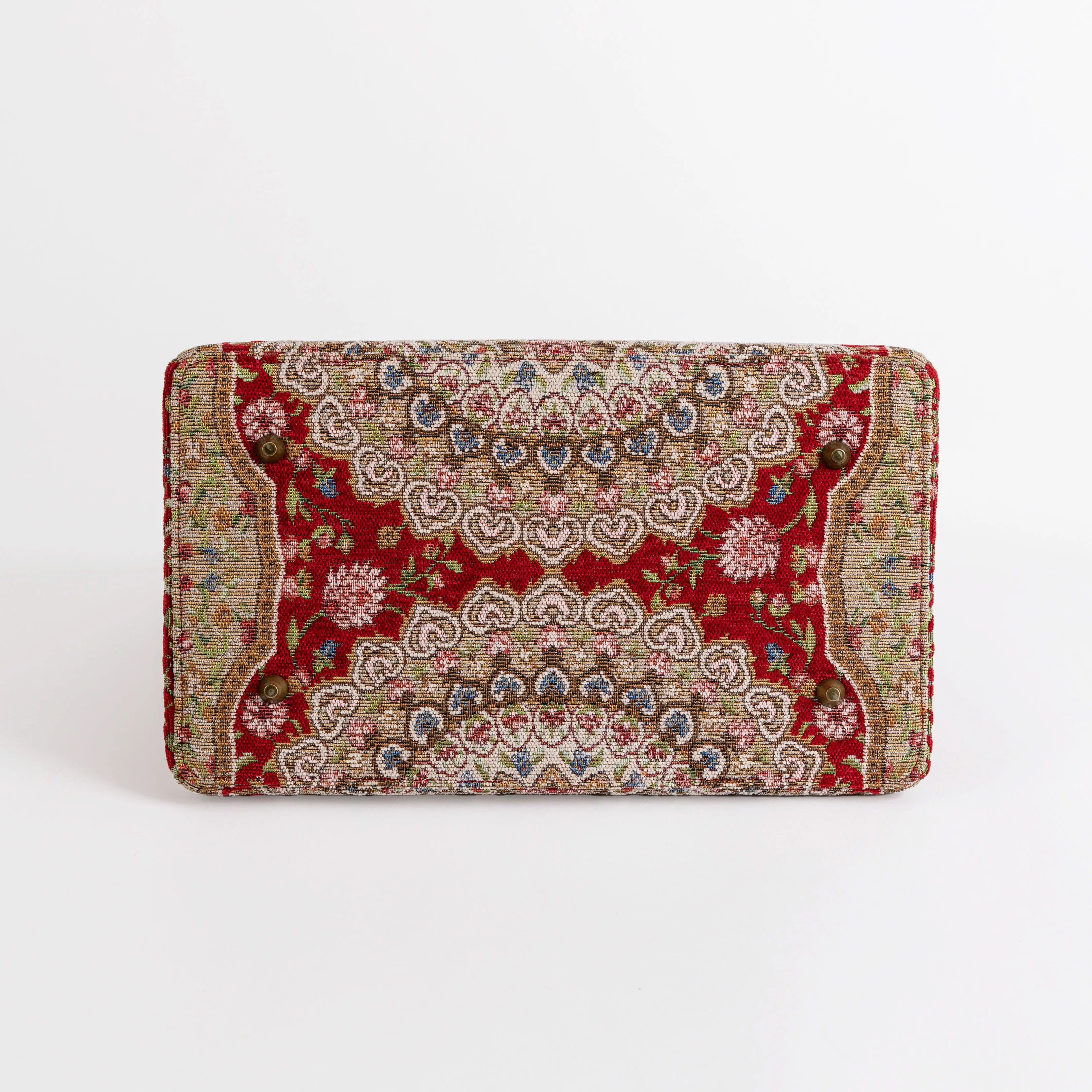 Oriental Red Celine Carpet Gladstone Bag - Image 11