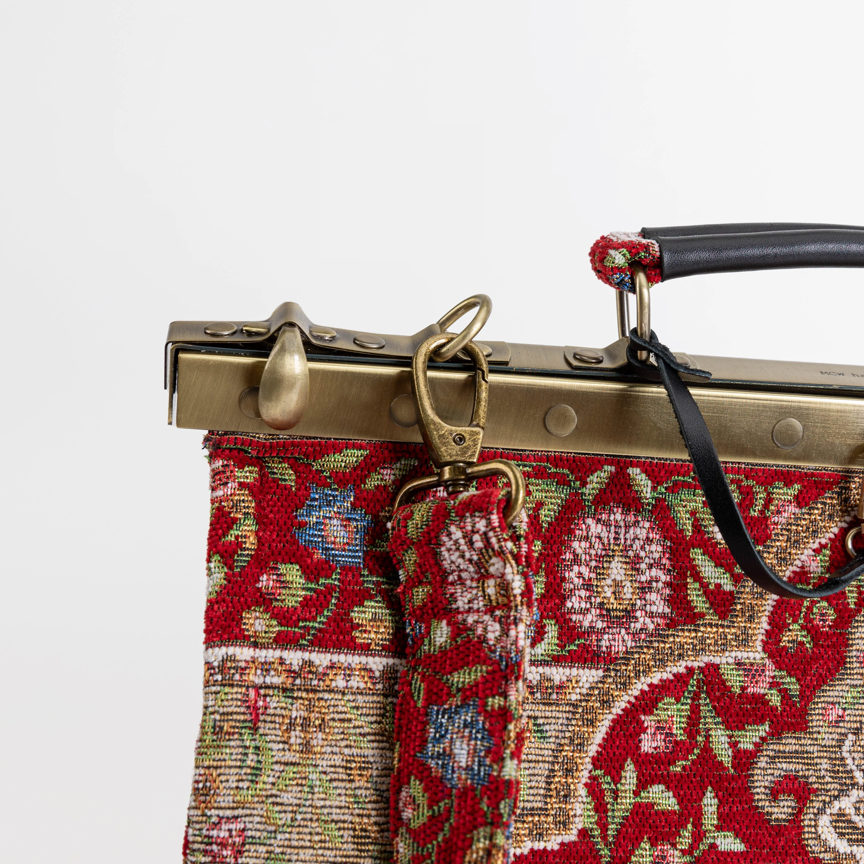 Oriental Red Celine Carpet Gladstone Bag - Image 7