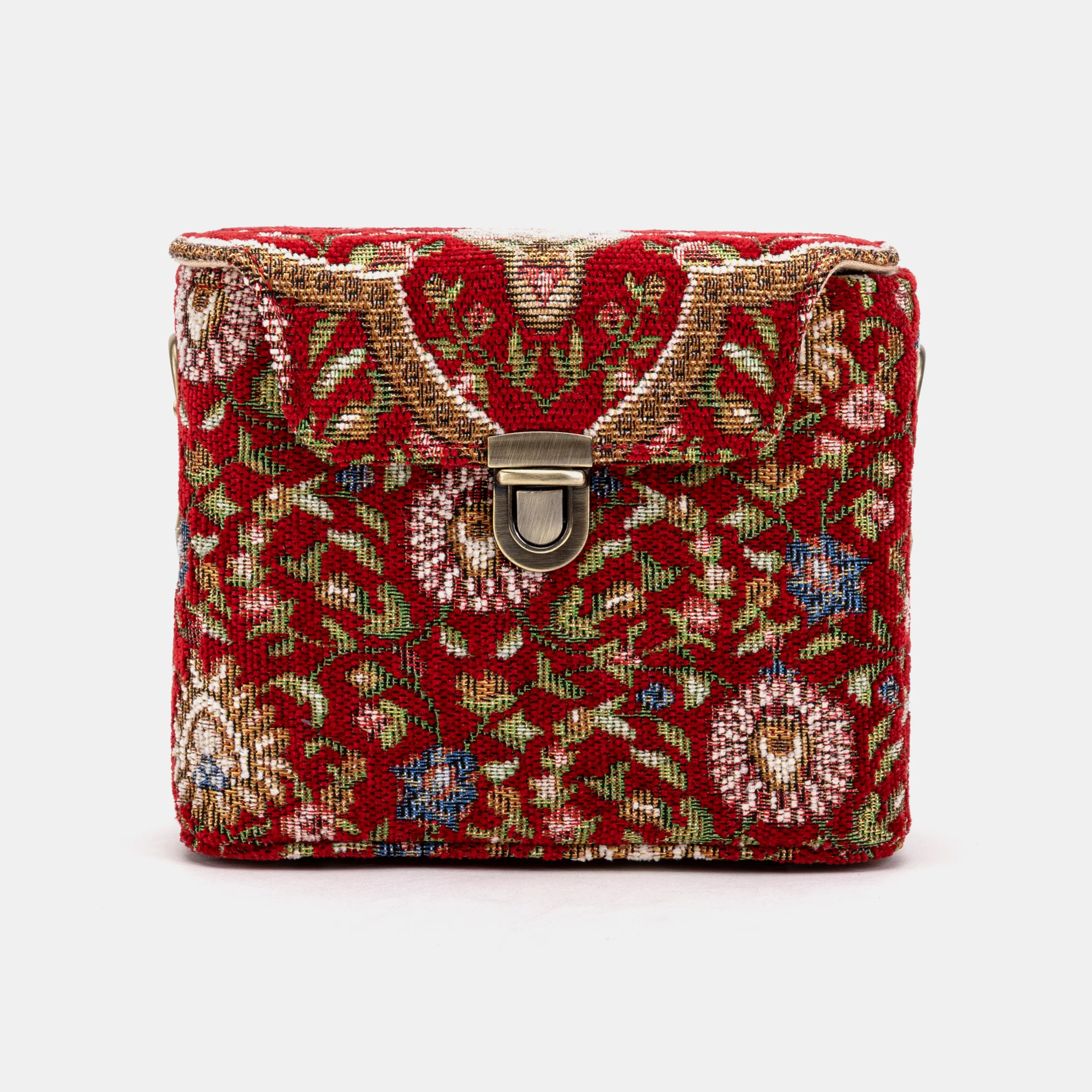 Oriental Red Emma Small Train Case Crossbody - Image 3