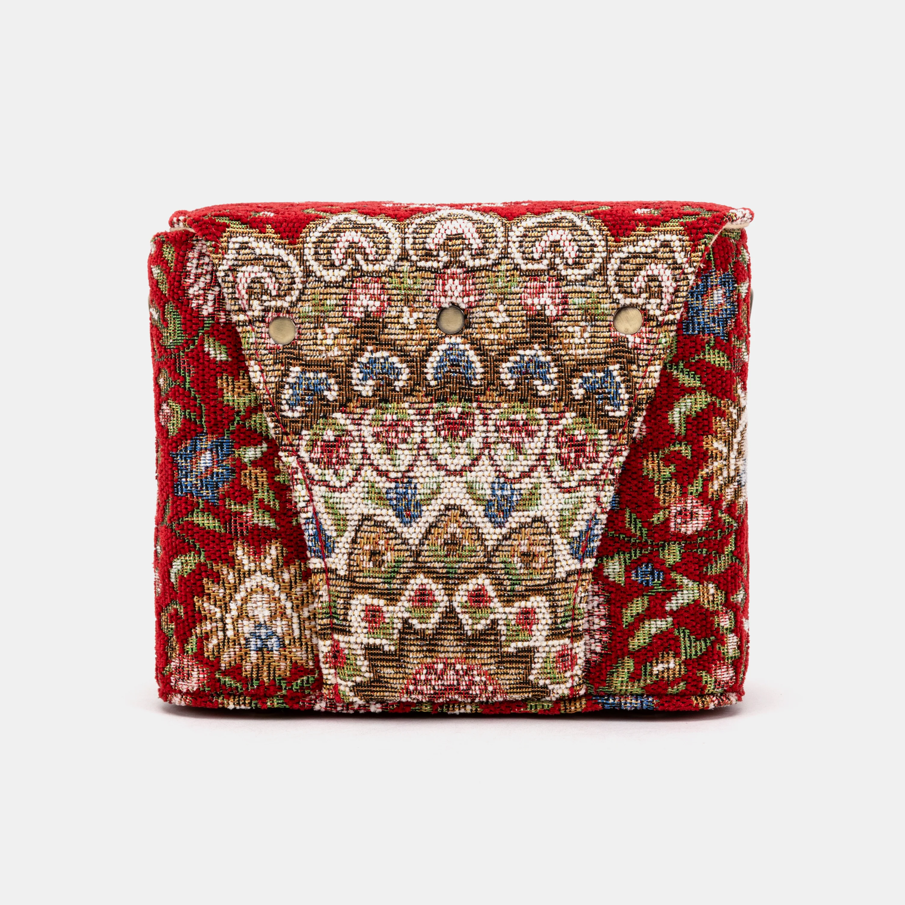 Oriental Red Emma Small Train Case Crossbody - Image 7