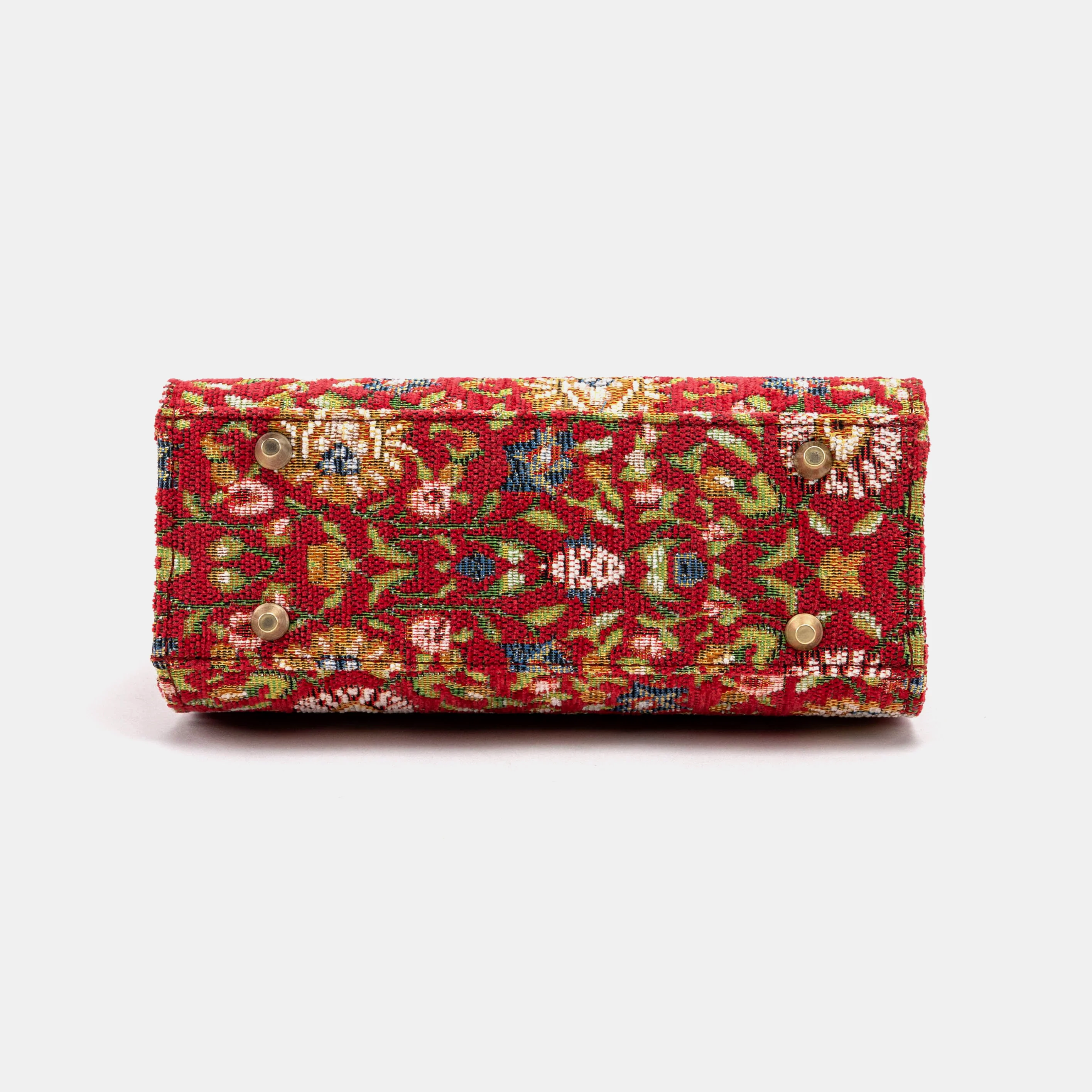 Oriental Red Flap Satchel - Image 5