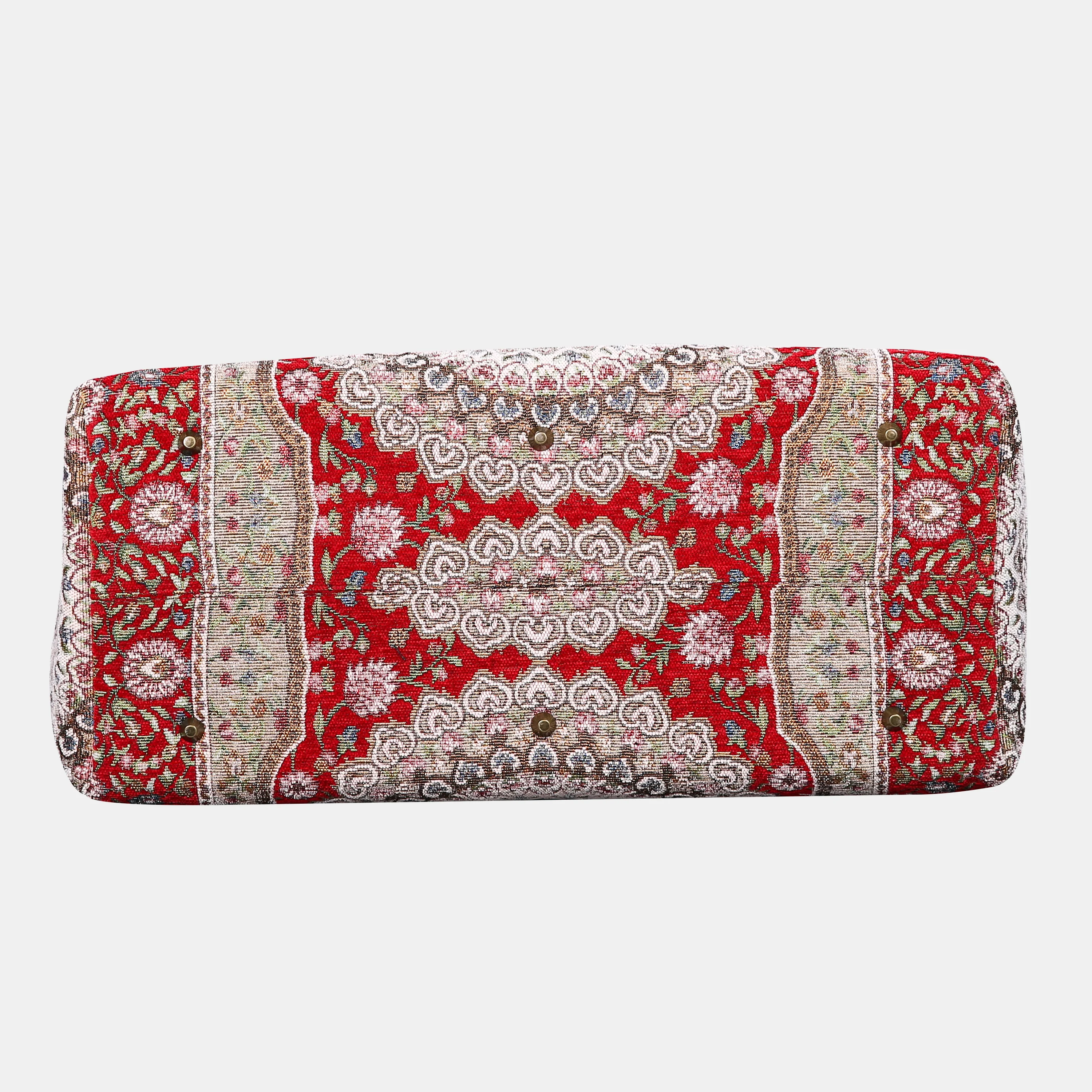 Oriental Red Large Carpetbag - Image 5
