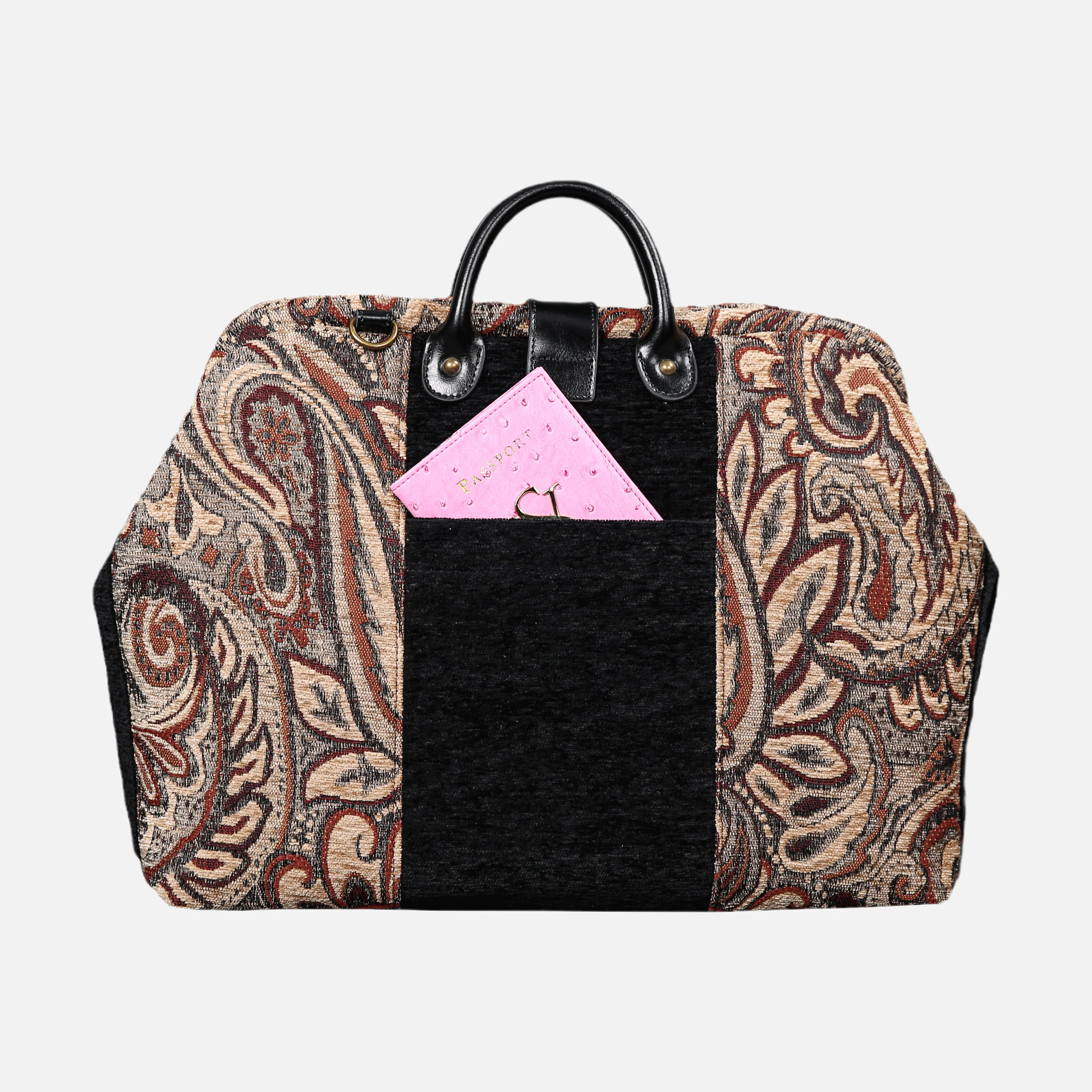Paisley Brown Laptop Work Bag - Image 3