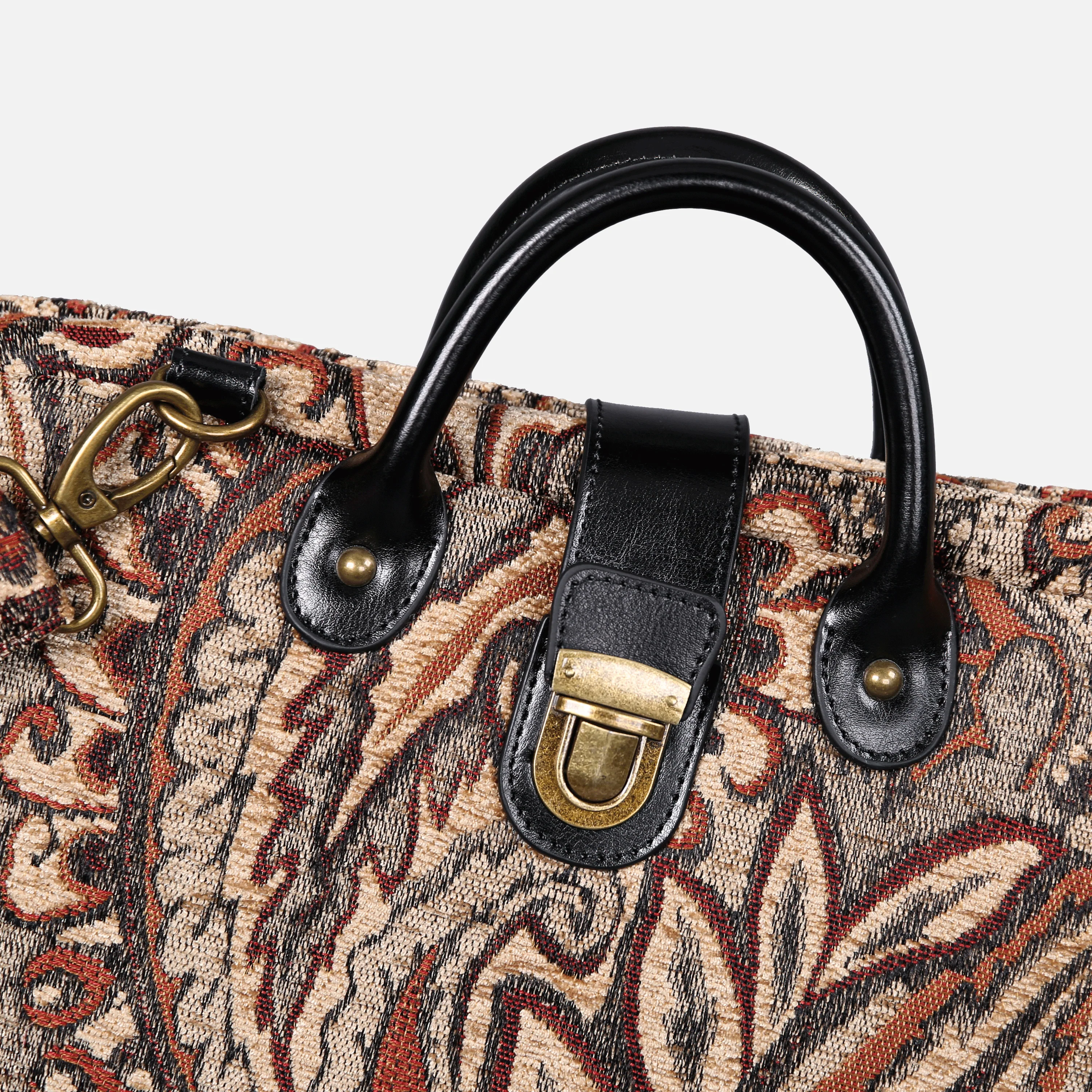 Paisley Brown Laptop Work Bag - Image 5