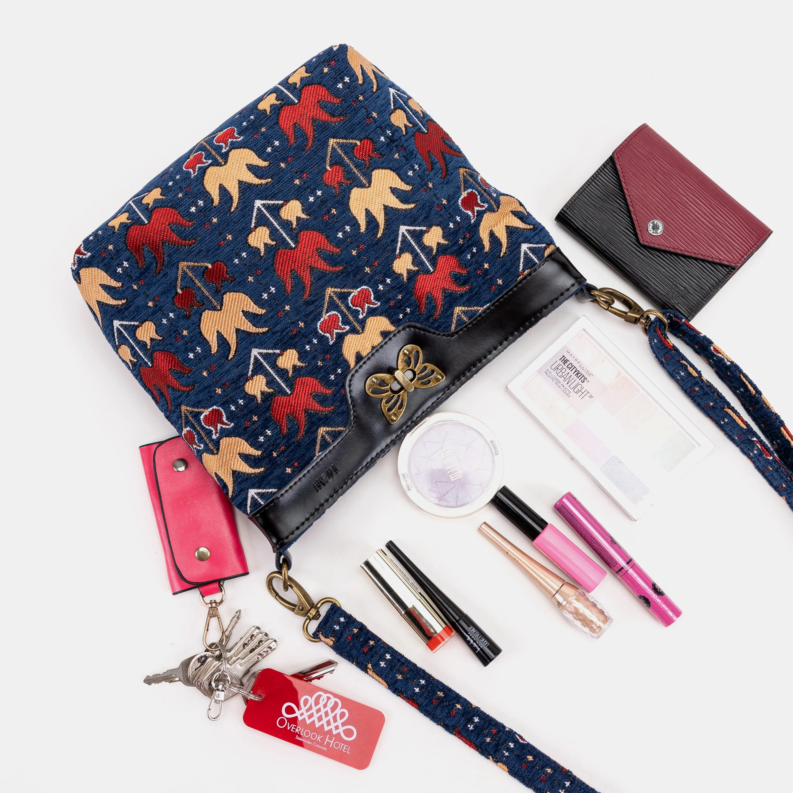 Poppy Bloom Butterfly Crossbody Bag - Image 7