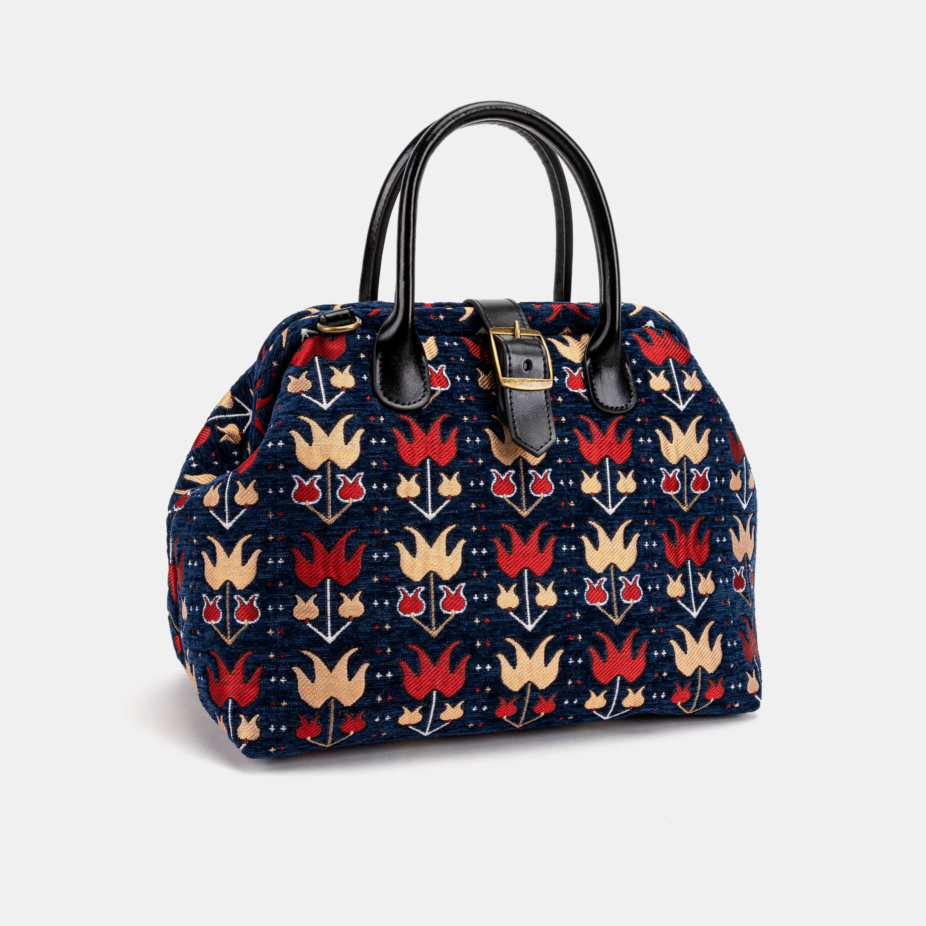 Poppy Bloom Carpet Handbag Purse - Image 4