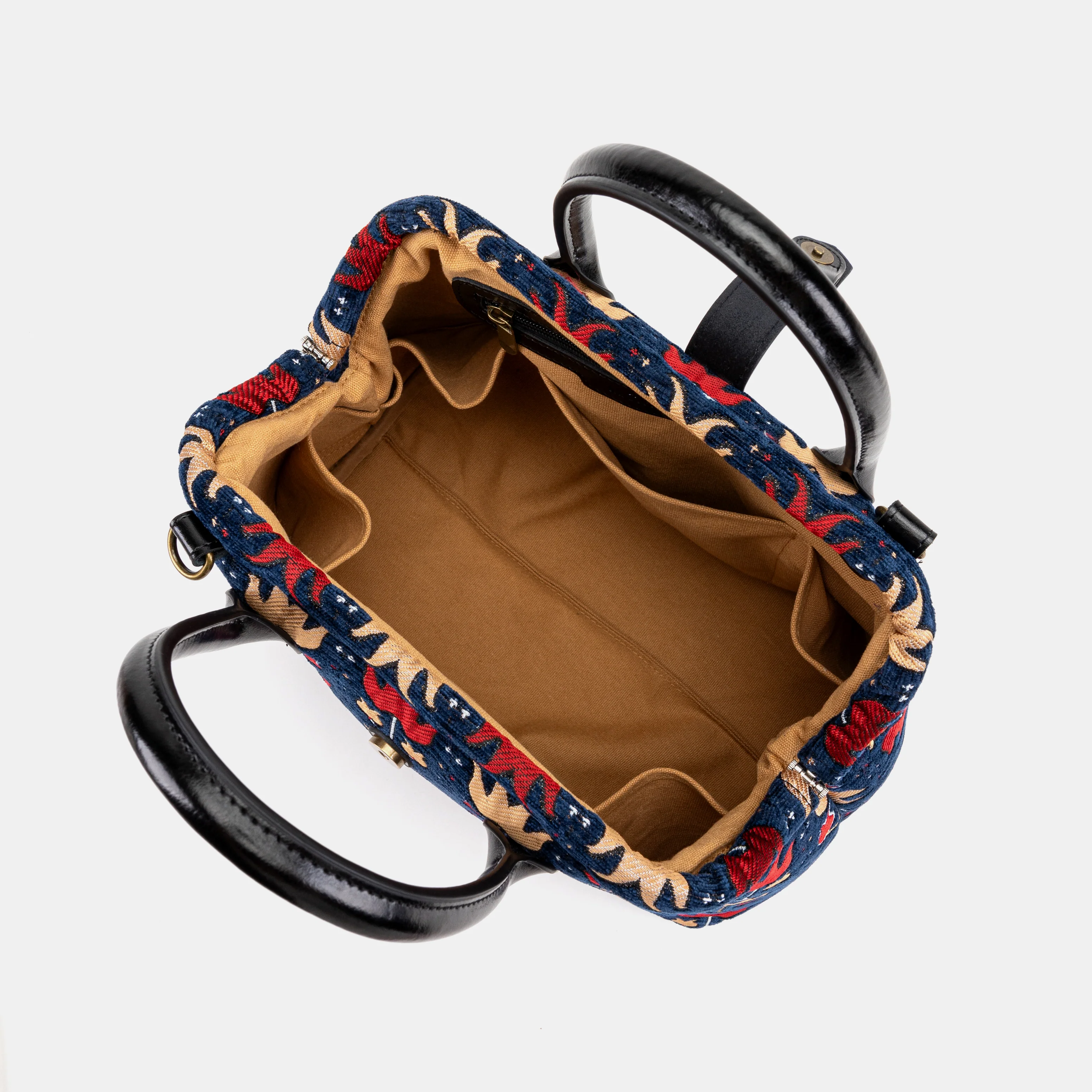 Poppy Bloom Carpet Handbag Purse - Image 8