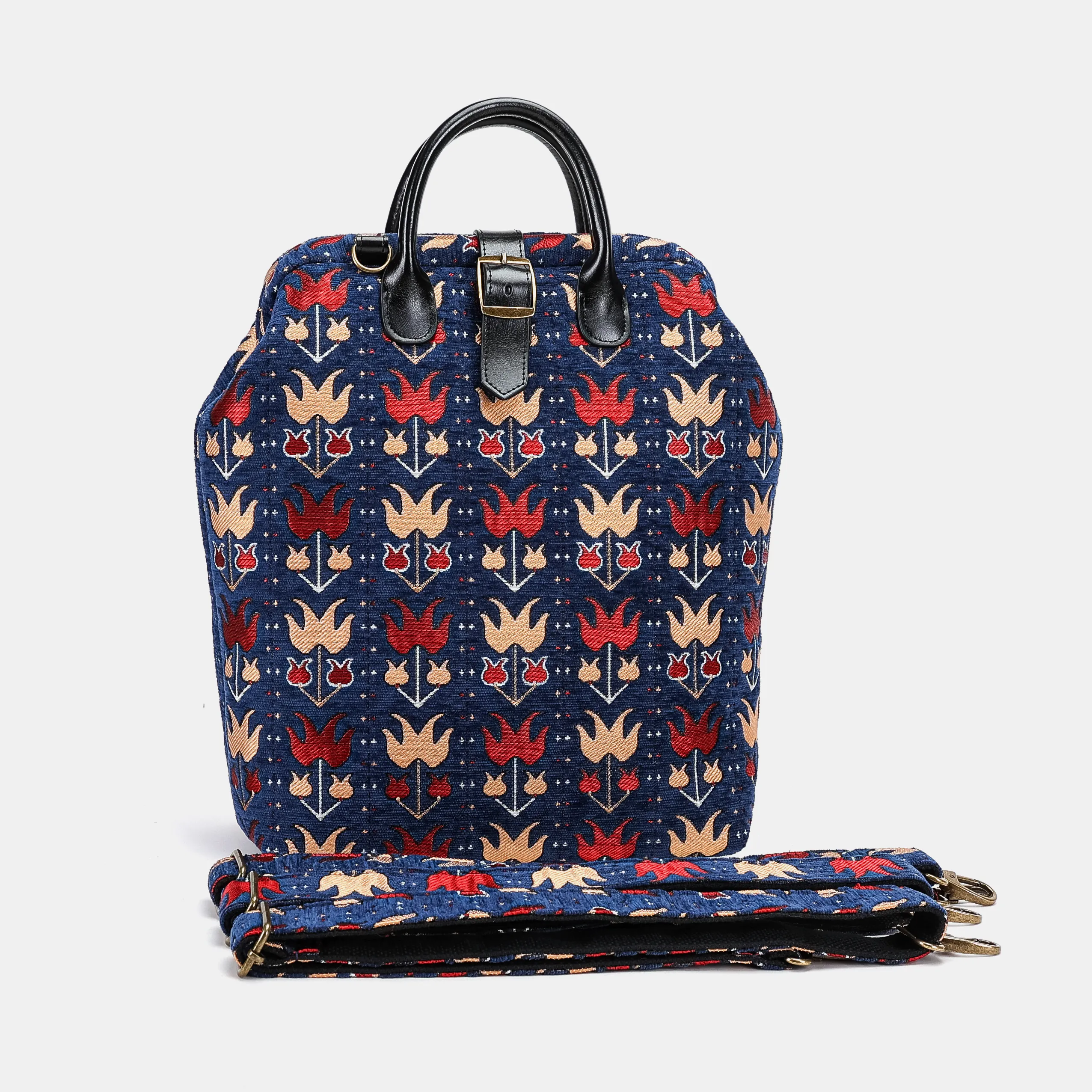 Poppy Bloom Carpet Laptop Backpack - Image 3