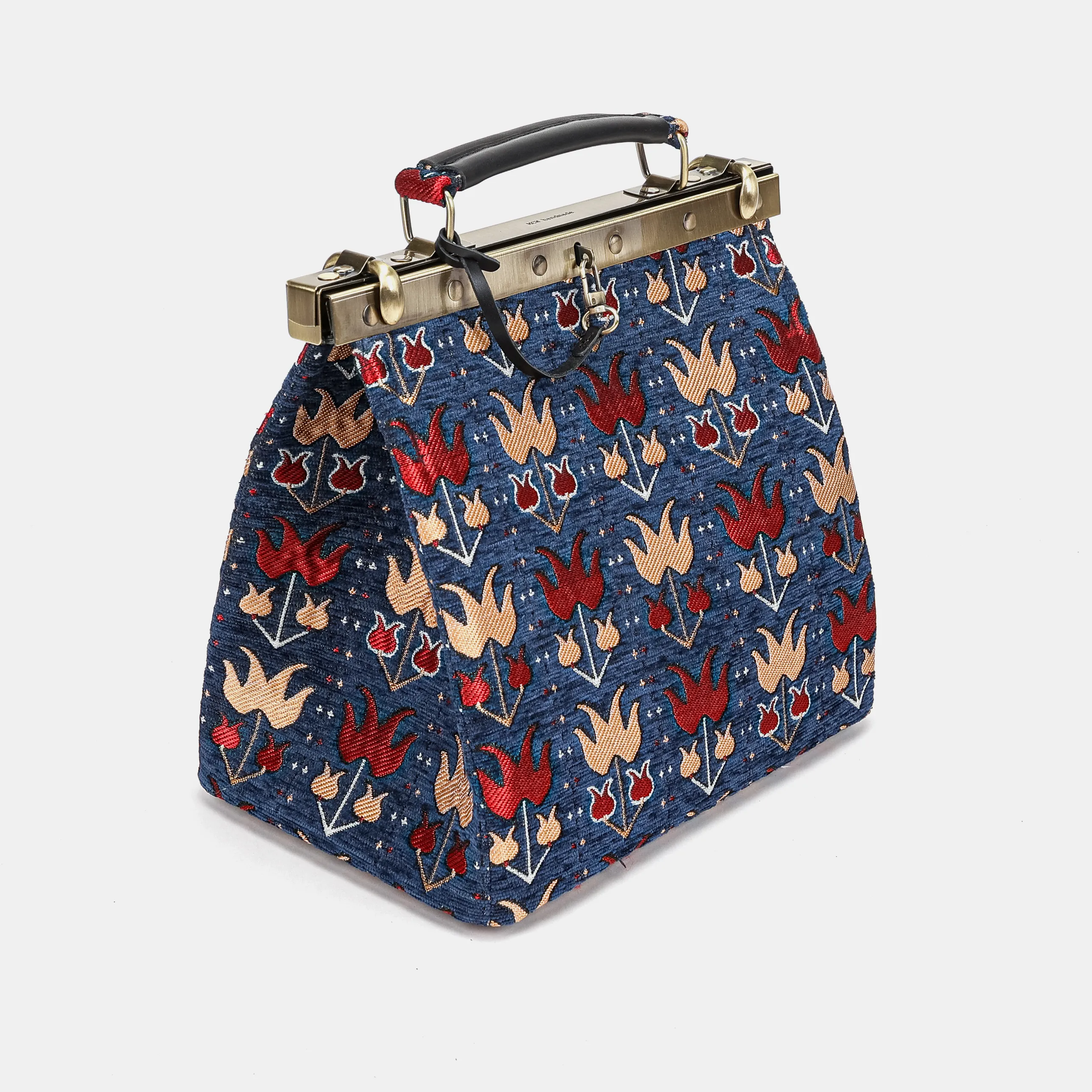 Poppy Bloom Cecile Carpet Purse Gladstone Bag - Image 4