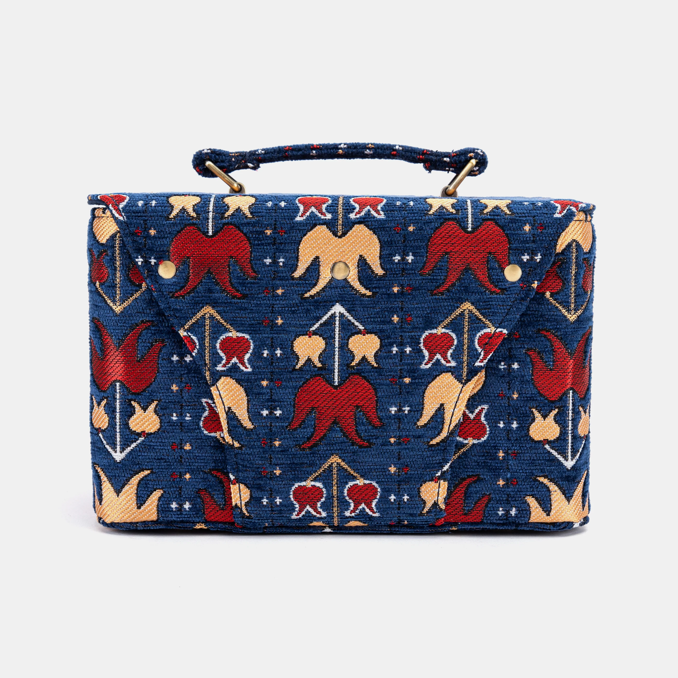 Poppy Bloom Clara Medium Train Case Purse - Image 6