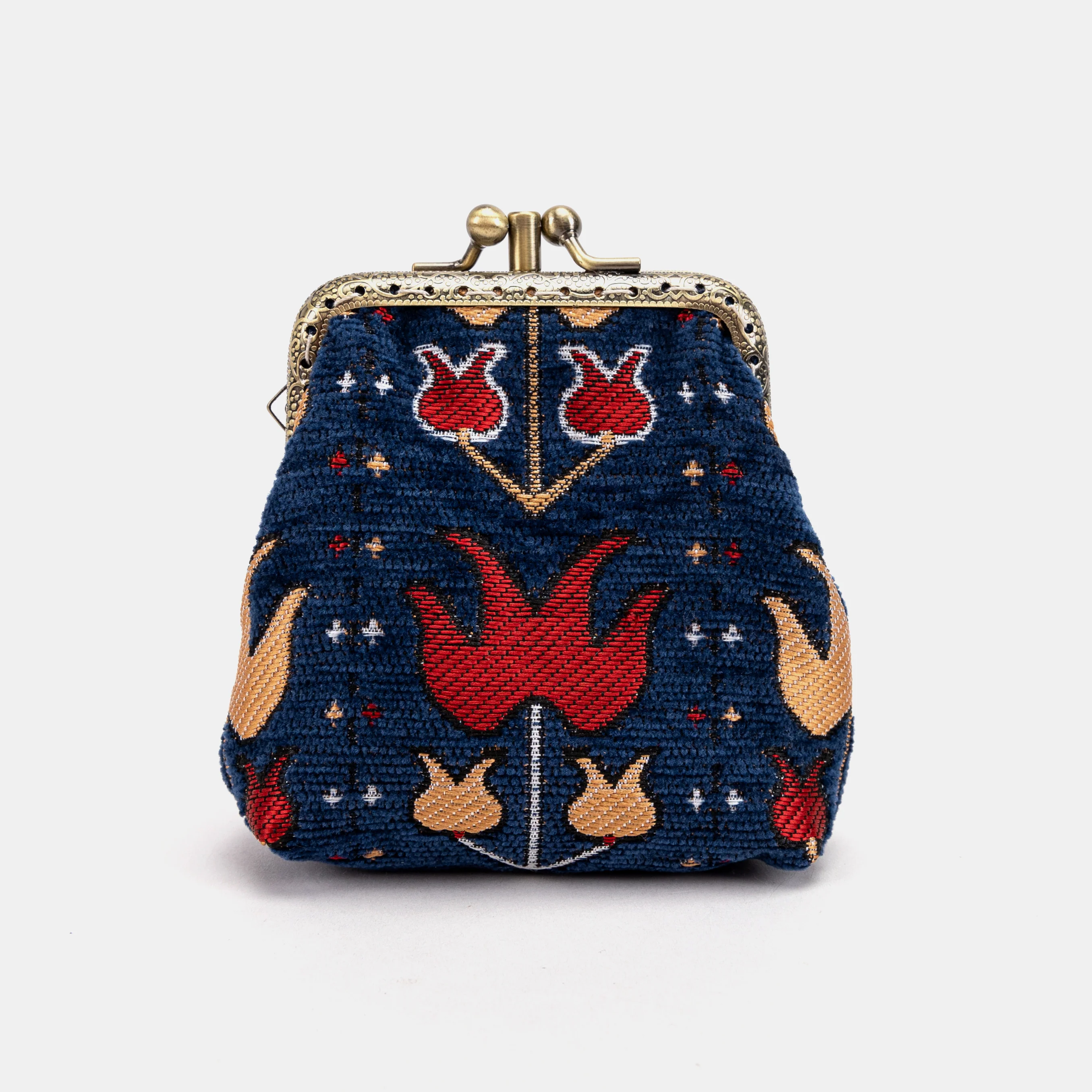 Poppy Bloom Double Kiss Clasp Coin Purse - Image 2