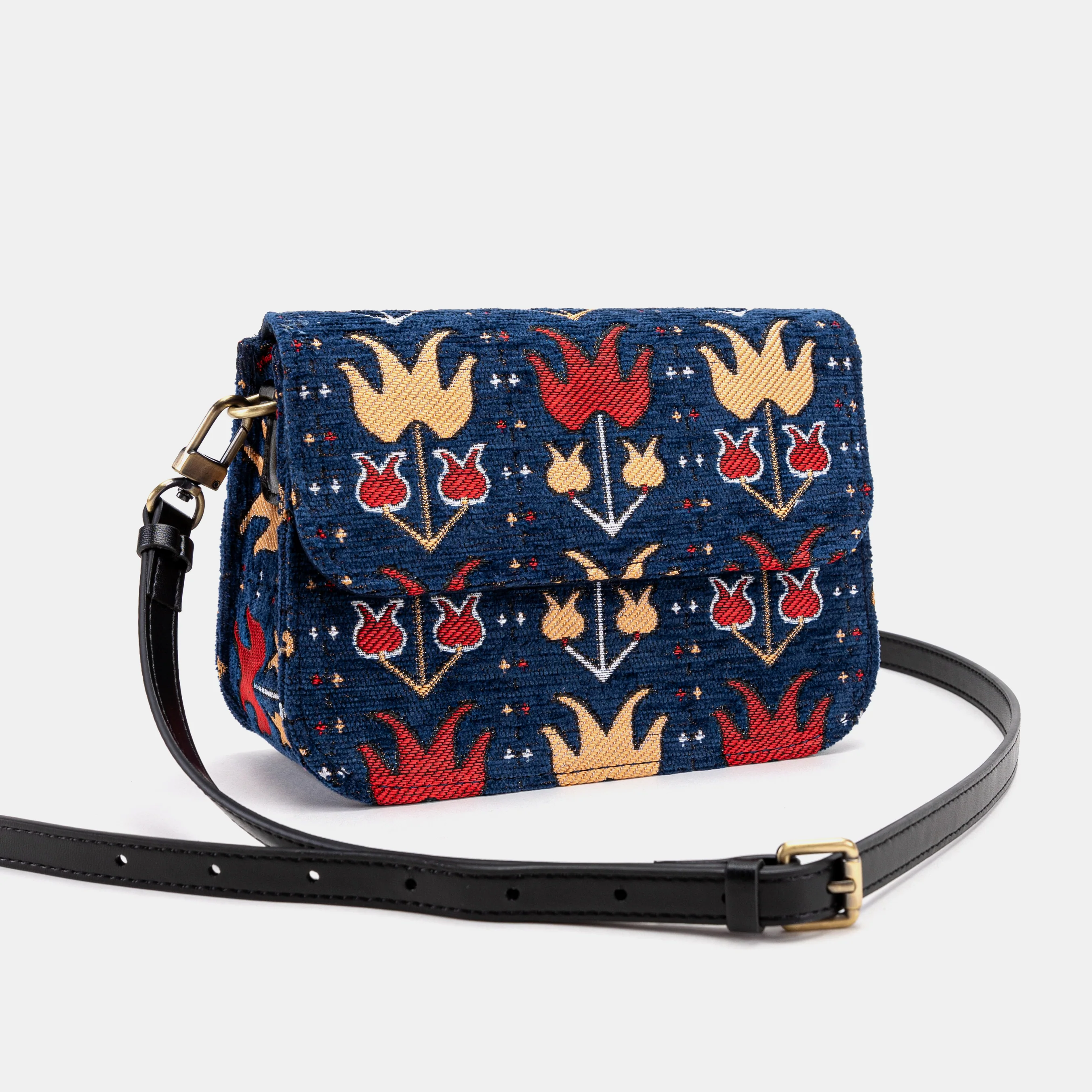 Poppy Bloom Flap Crossbody Bag - Image 3