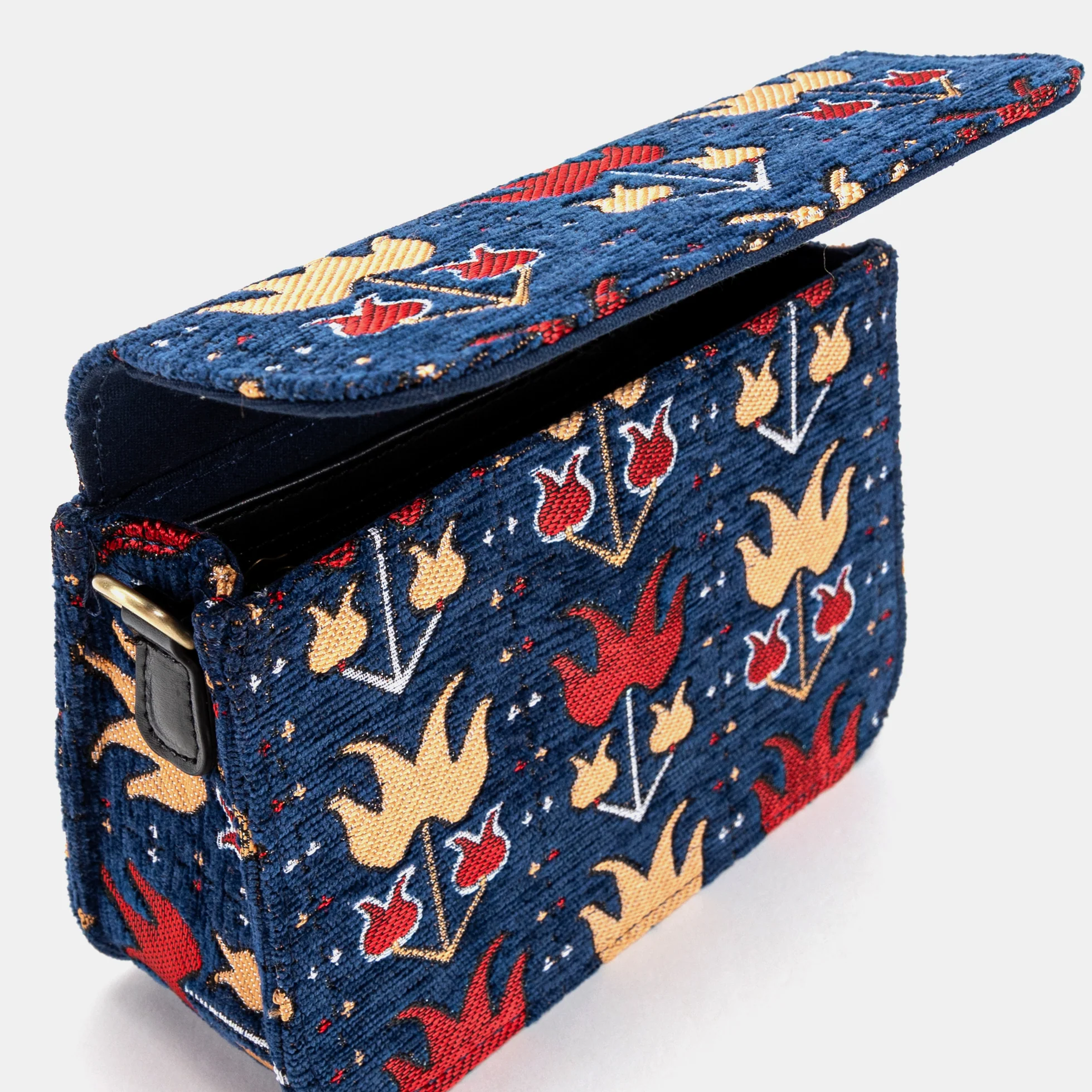 Poppy Bloom Flap Crossbody Bag - Image 5