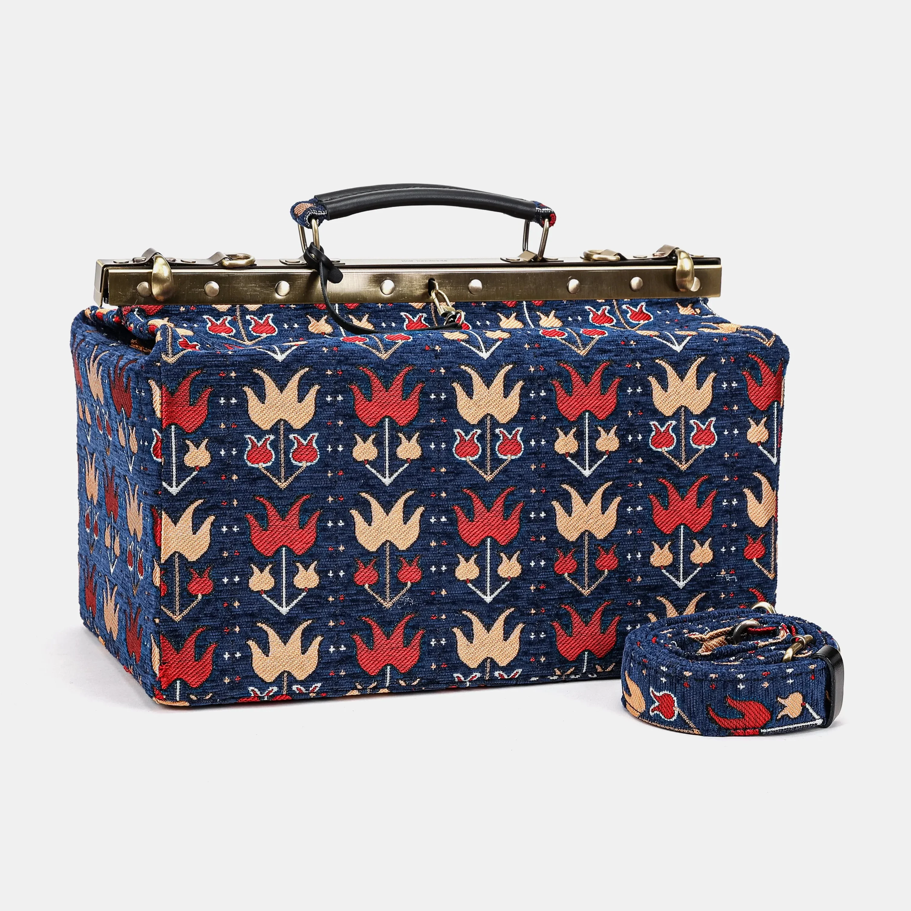 Poppy Bloom Genevieve Carpet Gladstone Bag