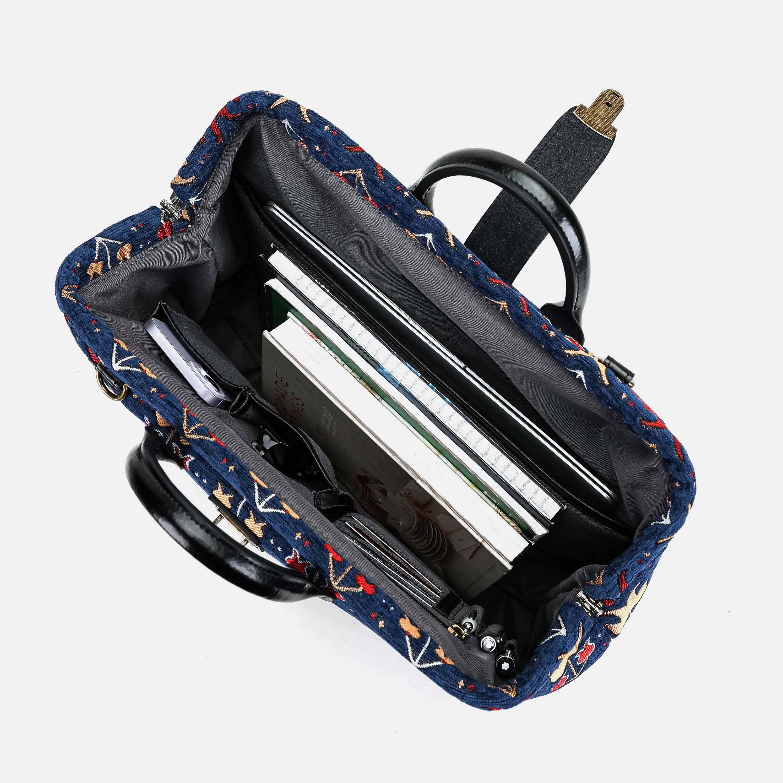 Poppy Bloom Laptop Work Bag - Image 8