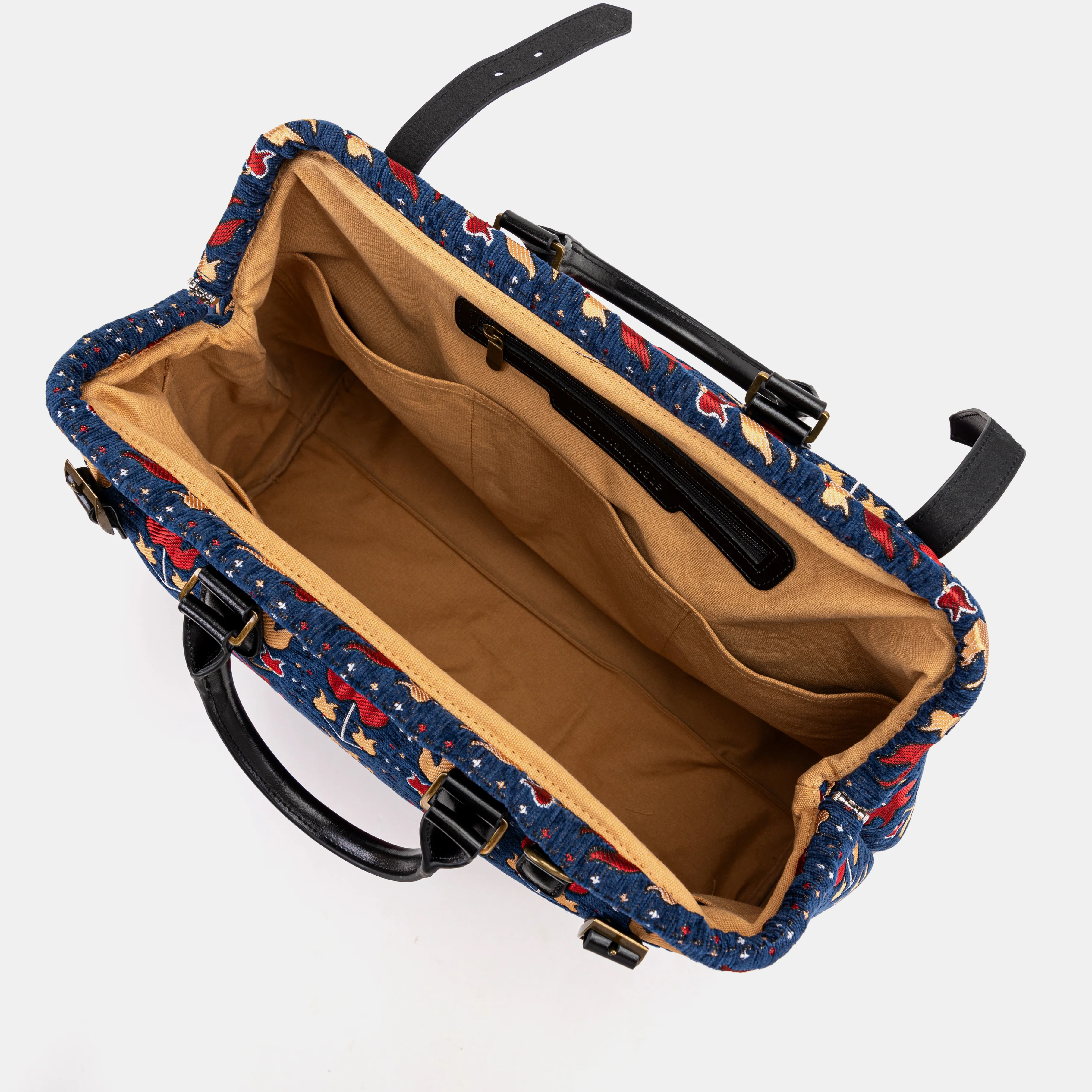 Poppy Bloom Men's Carpetbag - Image 6