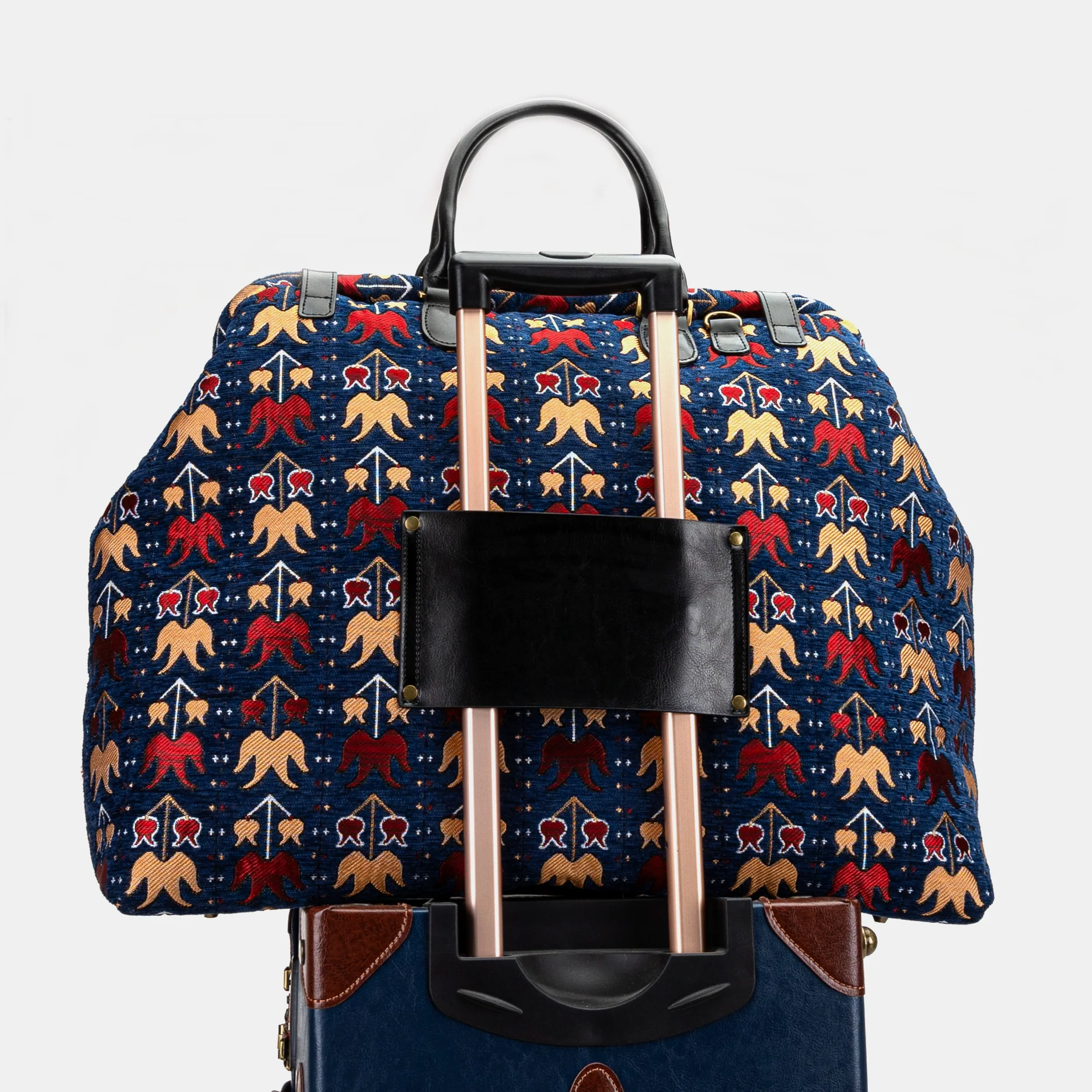 Poppy Bloom Men's Carpetbag - Image 7