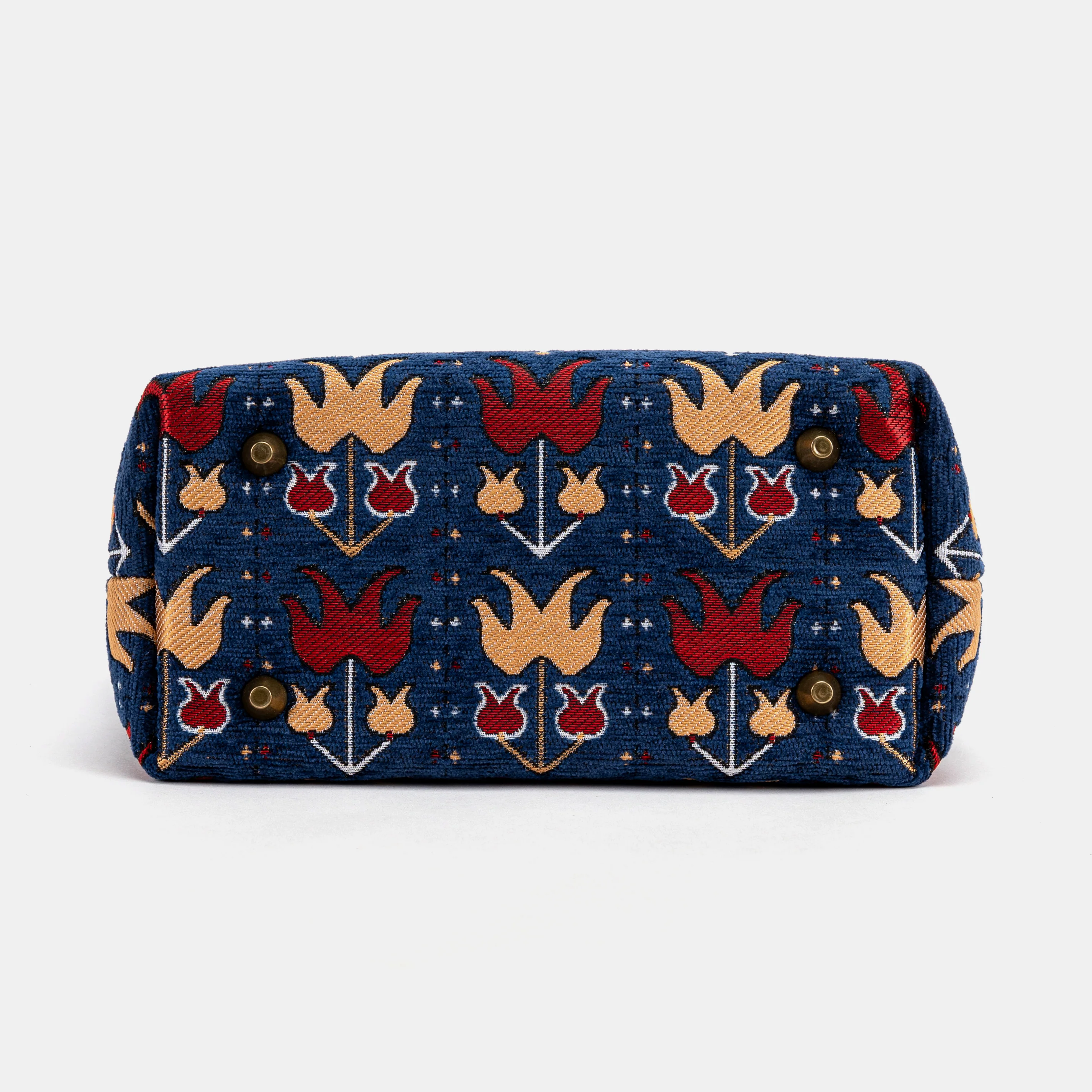 Poppy Bloom Tuck Lock Carpet Satchel - Image 6