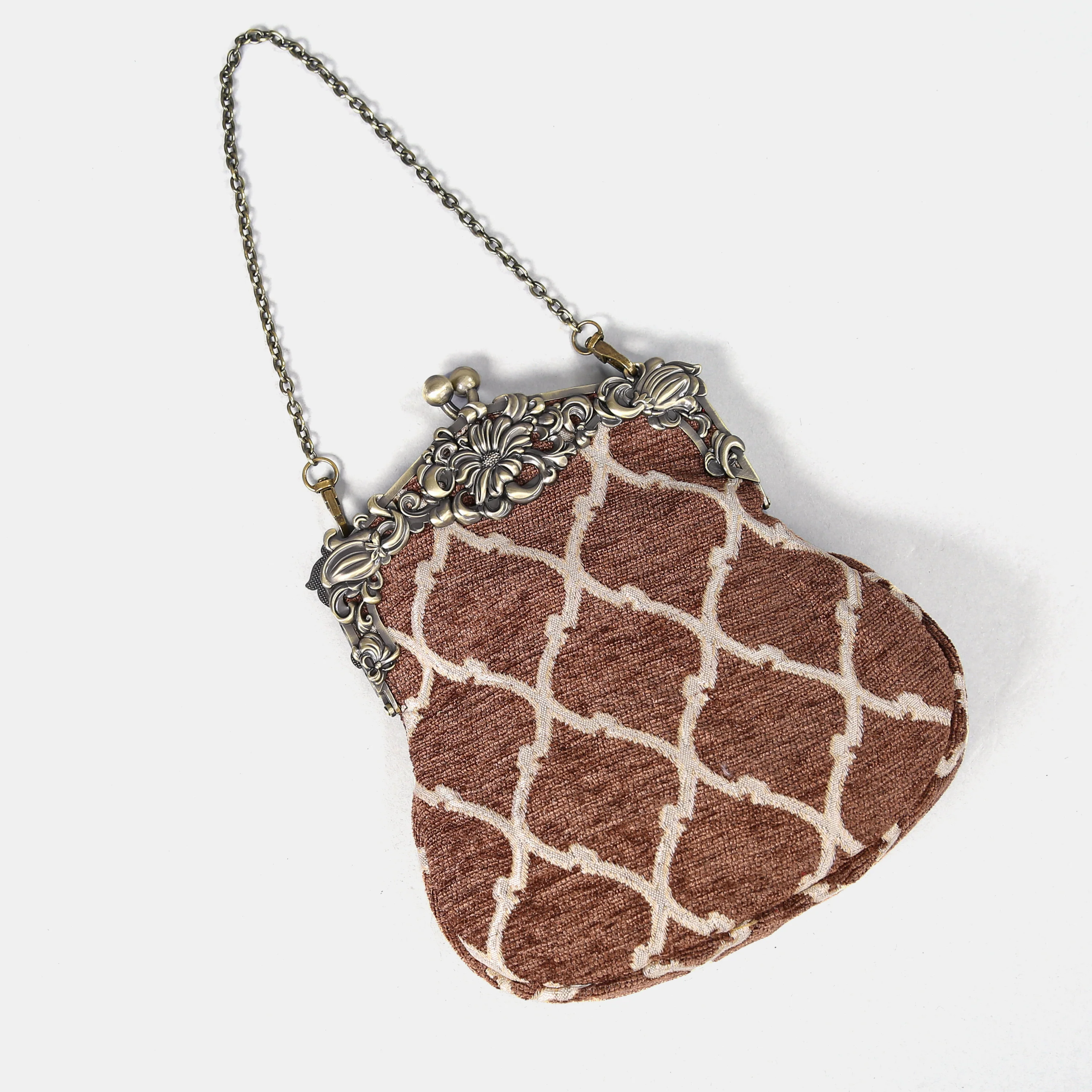 Quartz Cocoa Chatelaine Purse Large - Image 2