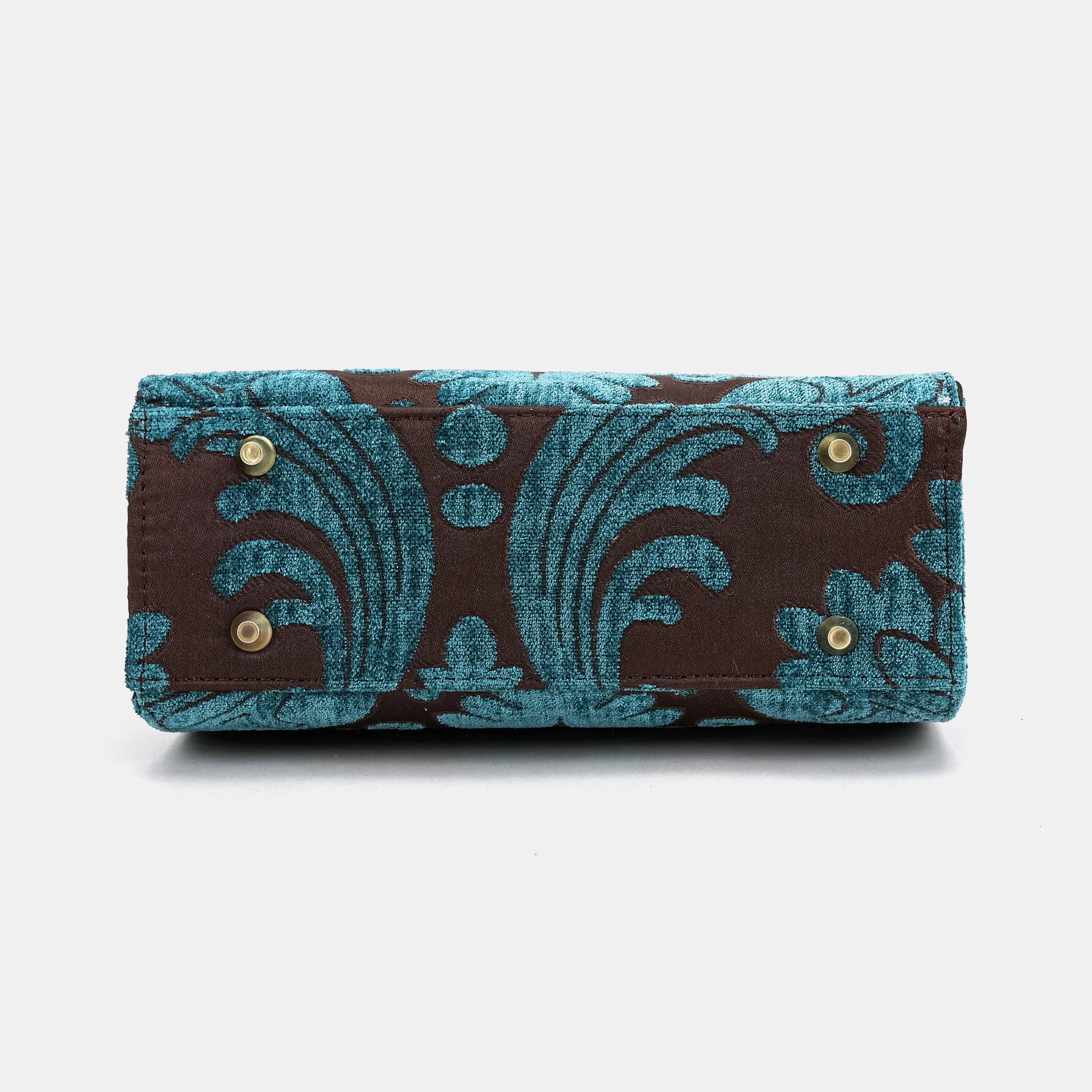Queen Azure Blue Flap Satchel - Image 5