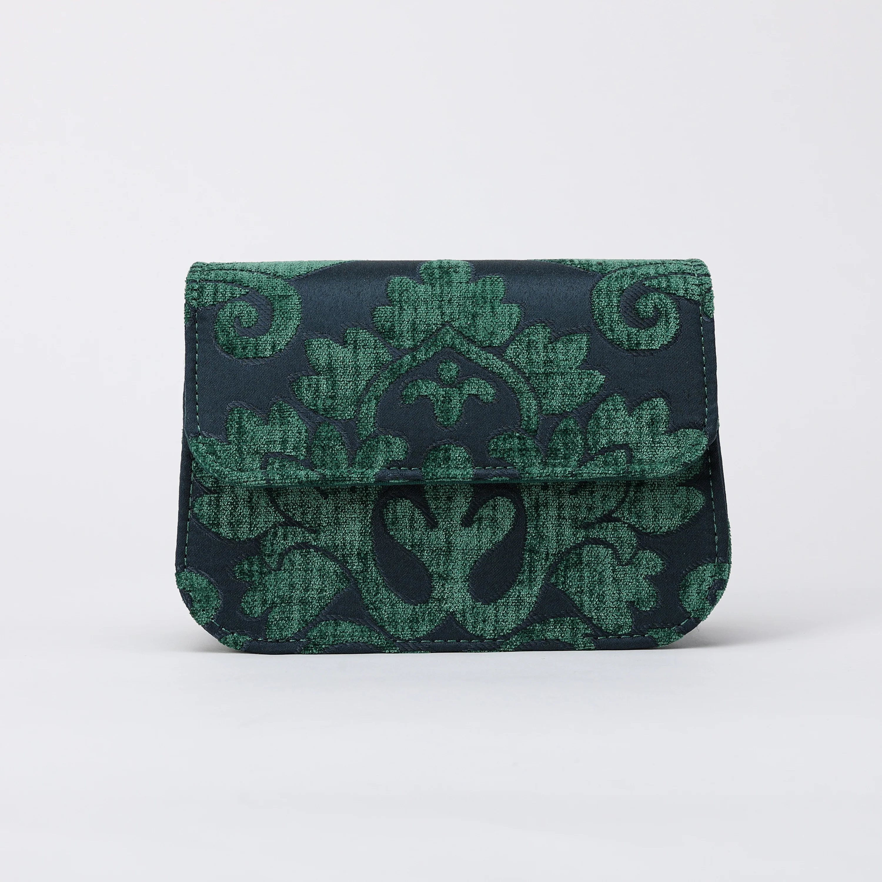 Queen Hunter Green Flap Crossbody Bag - Image 5