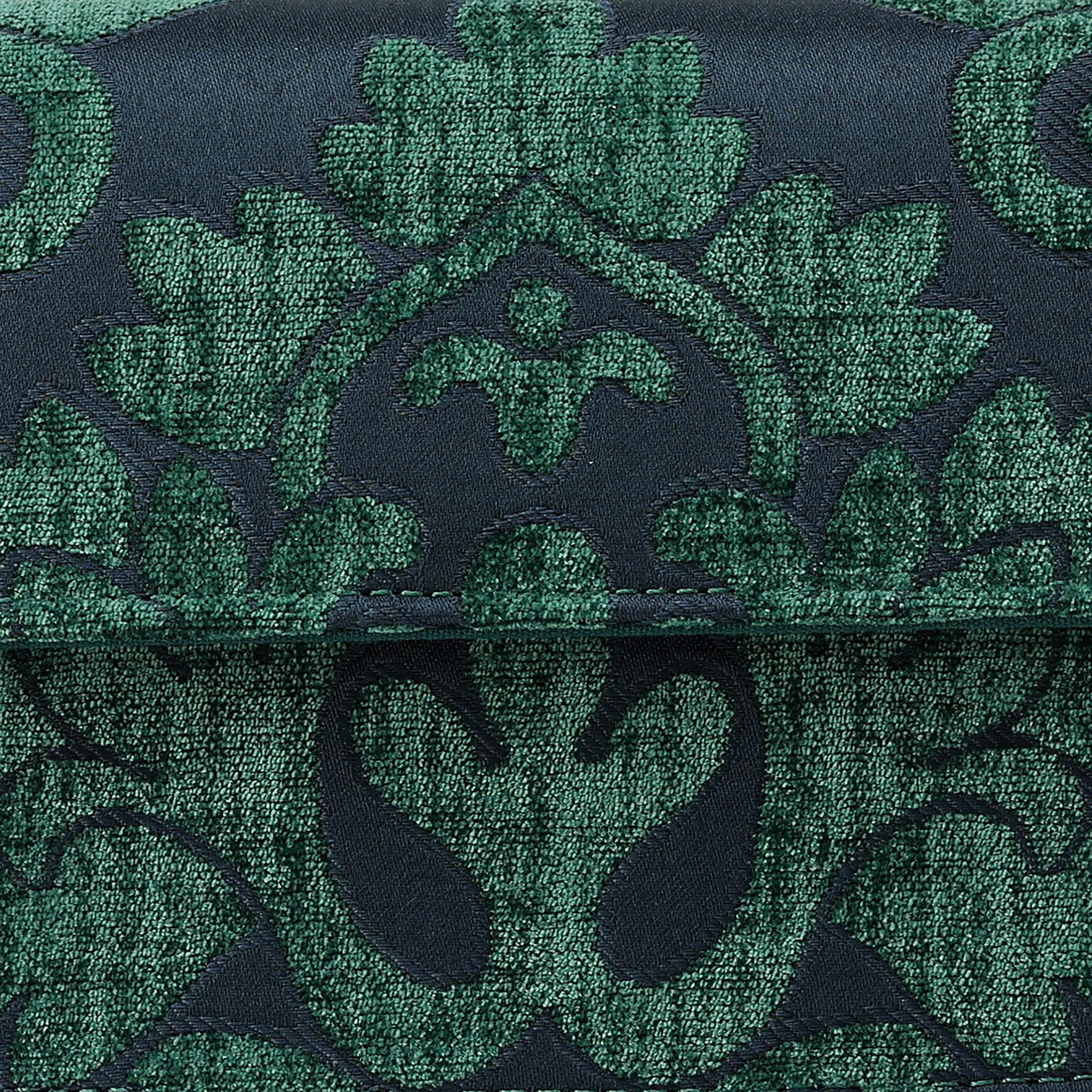 Queen Hunter Green Flap Crossbody Bag - Image 8