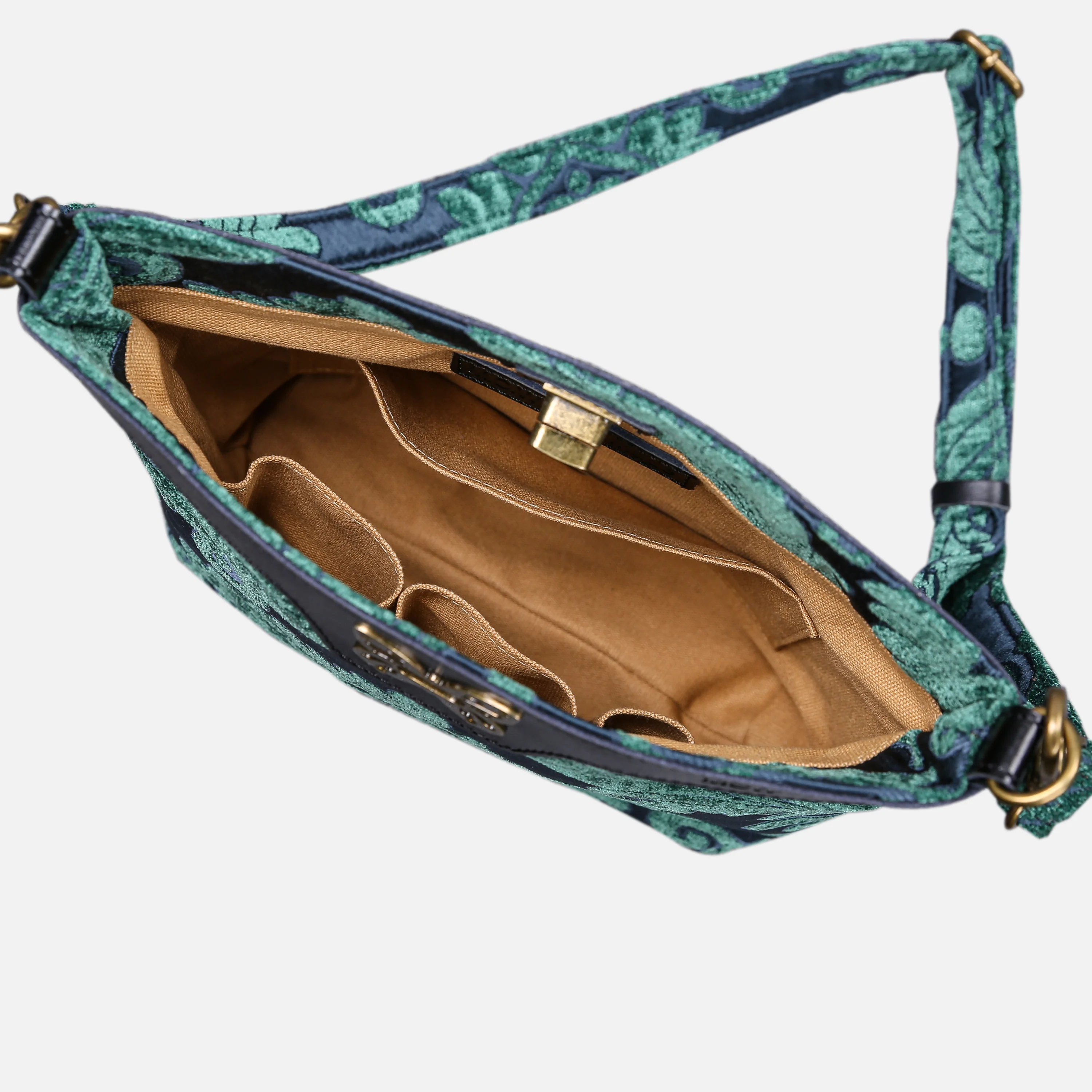 Queen Hunter Green Butterfly Crossbody Bag - Image 5