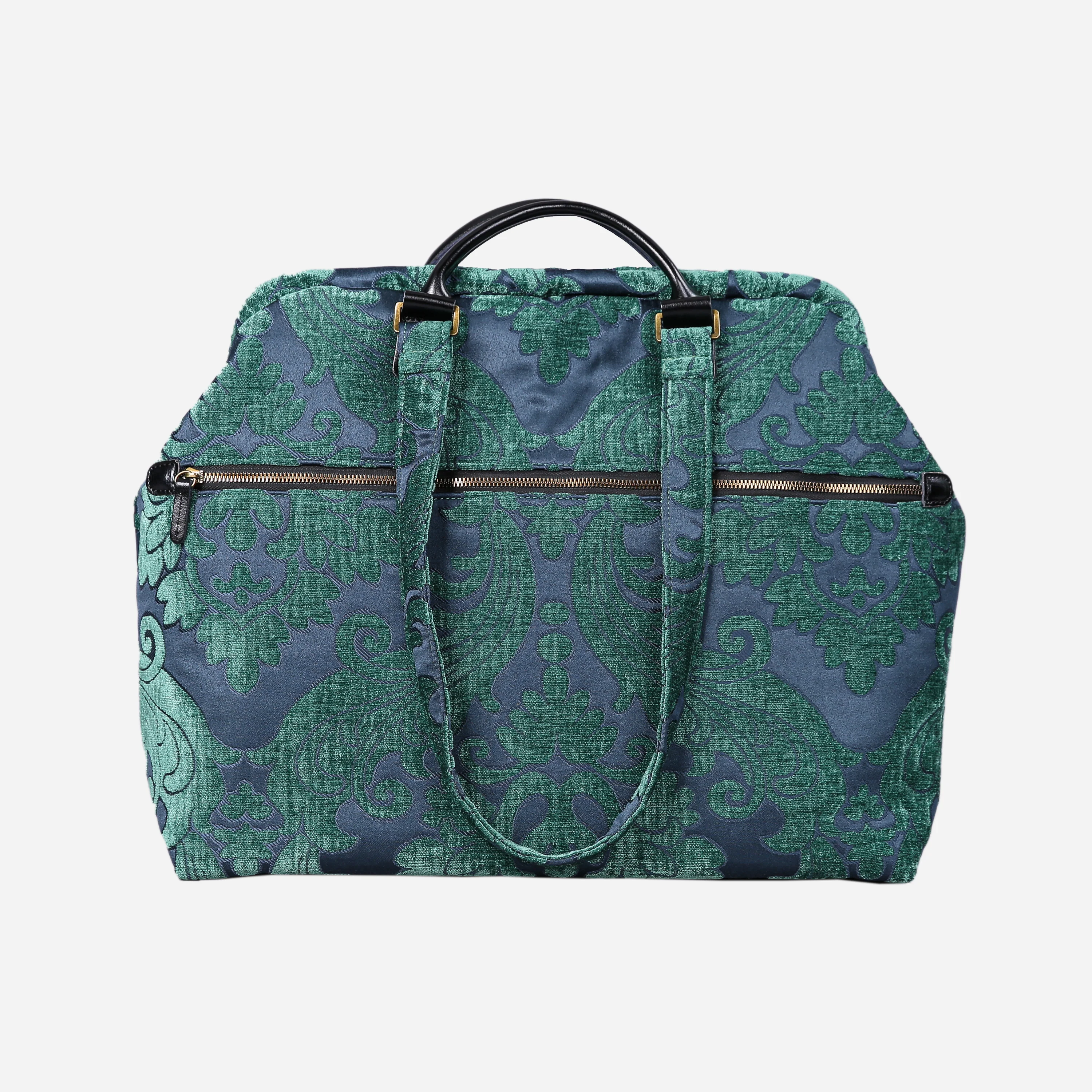 Queen Hunter Green Knitting Project Bag - Image 2