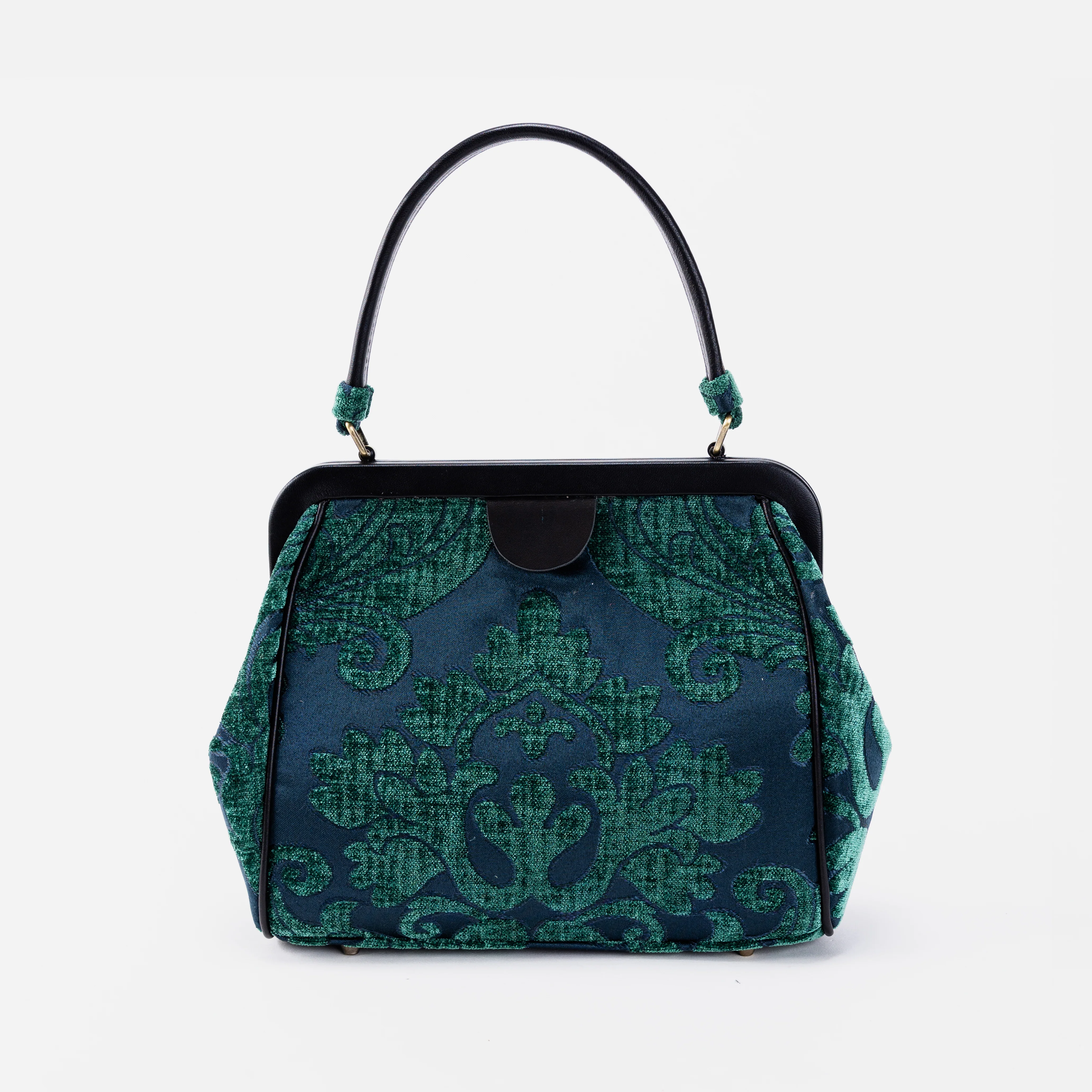 Queen Hunter Green Alma Satchel