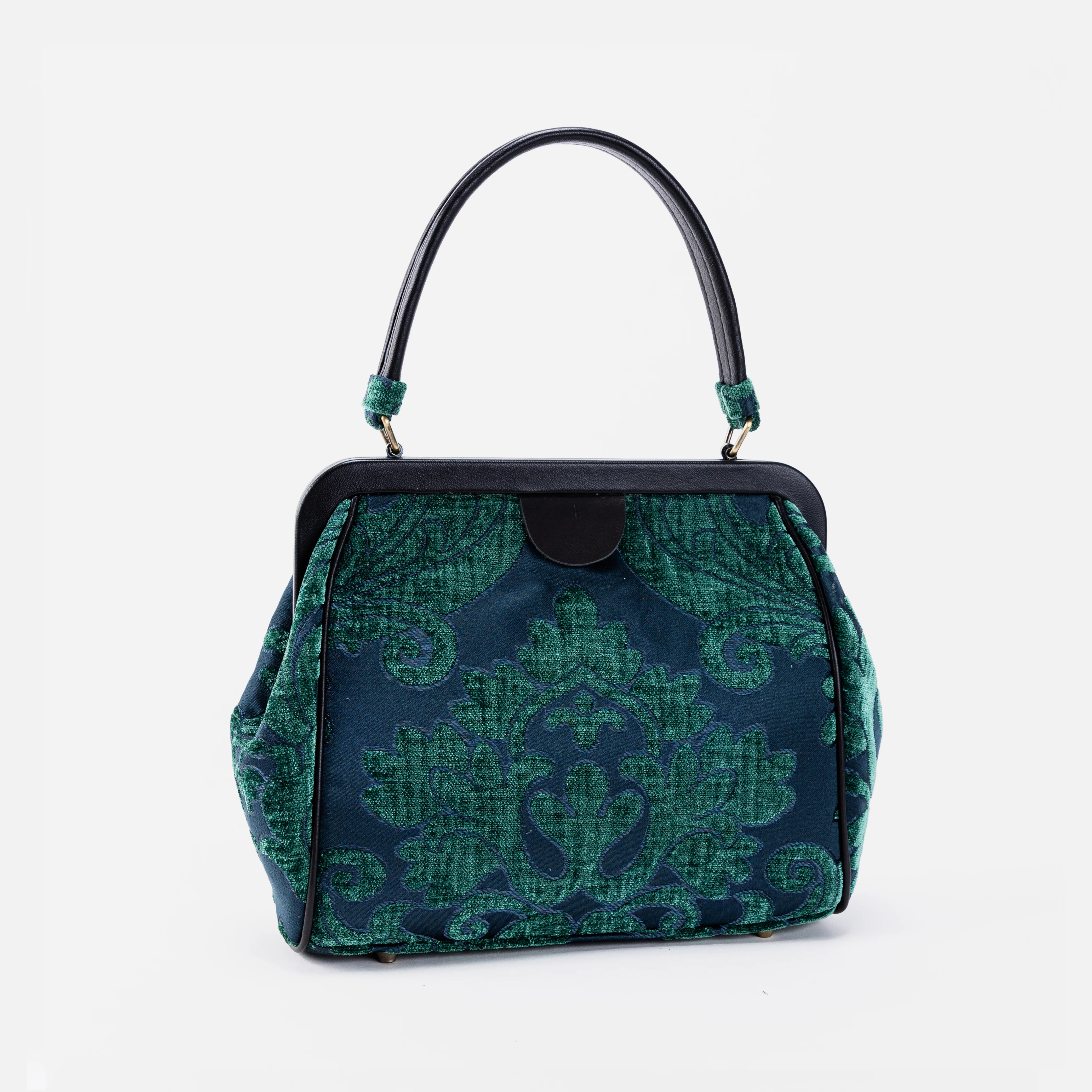 Queen Hunter Green Alma Satchel - Image 3