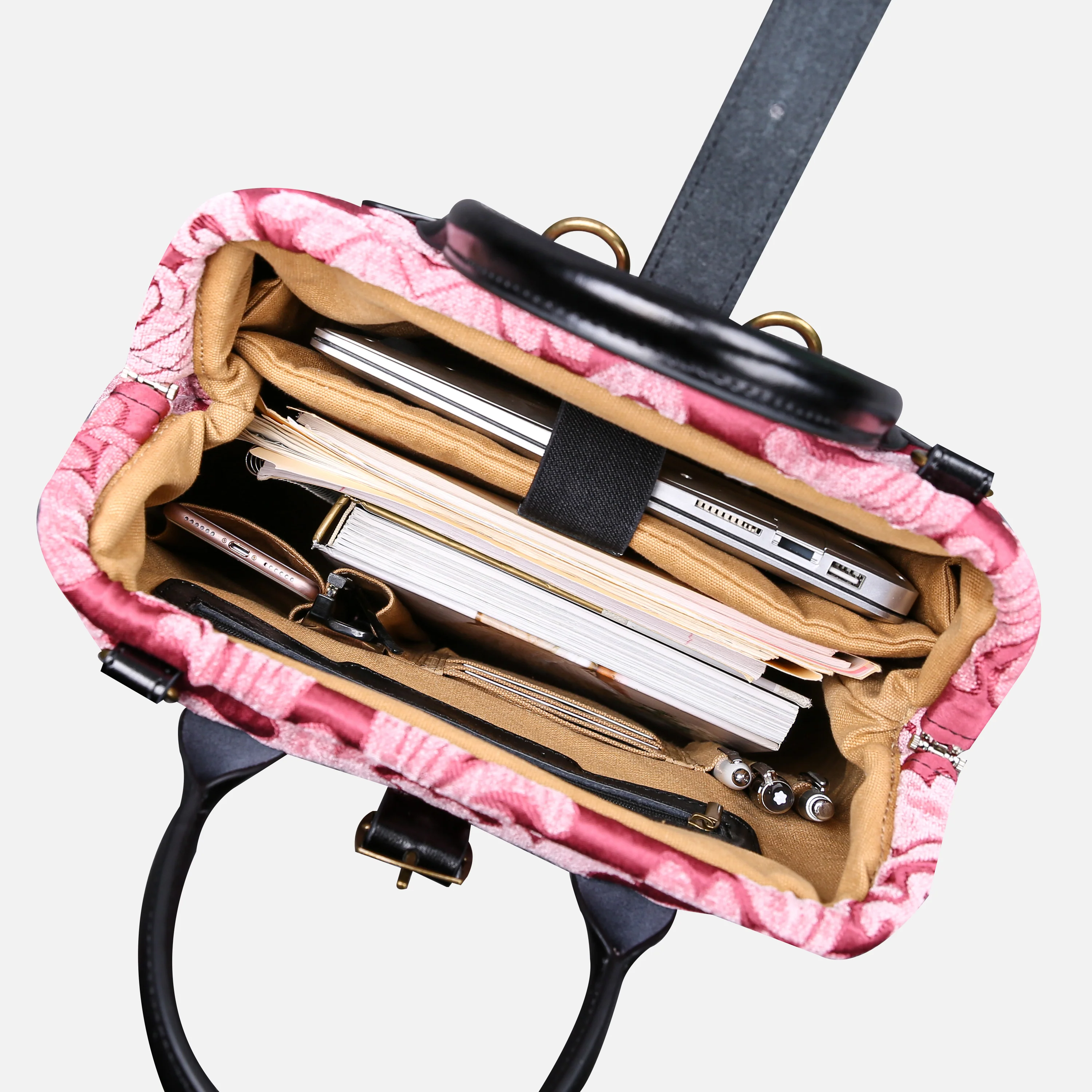 Queen Rose Pink Carpet Laptop Backpack - Image 6