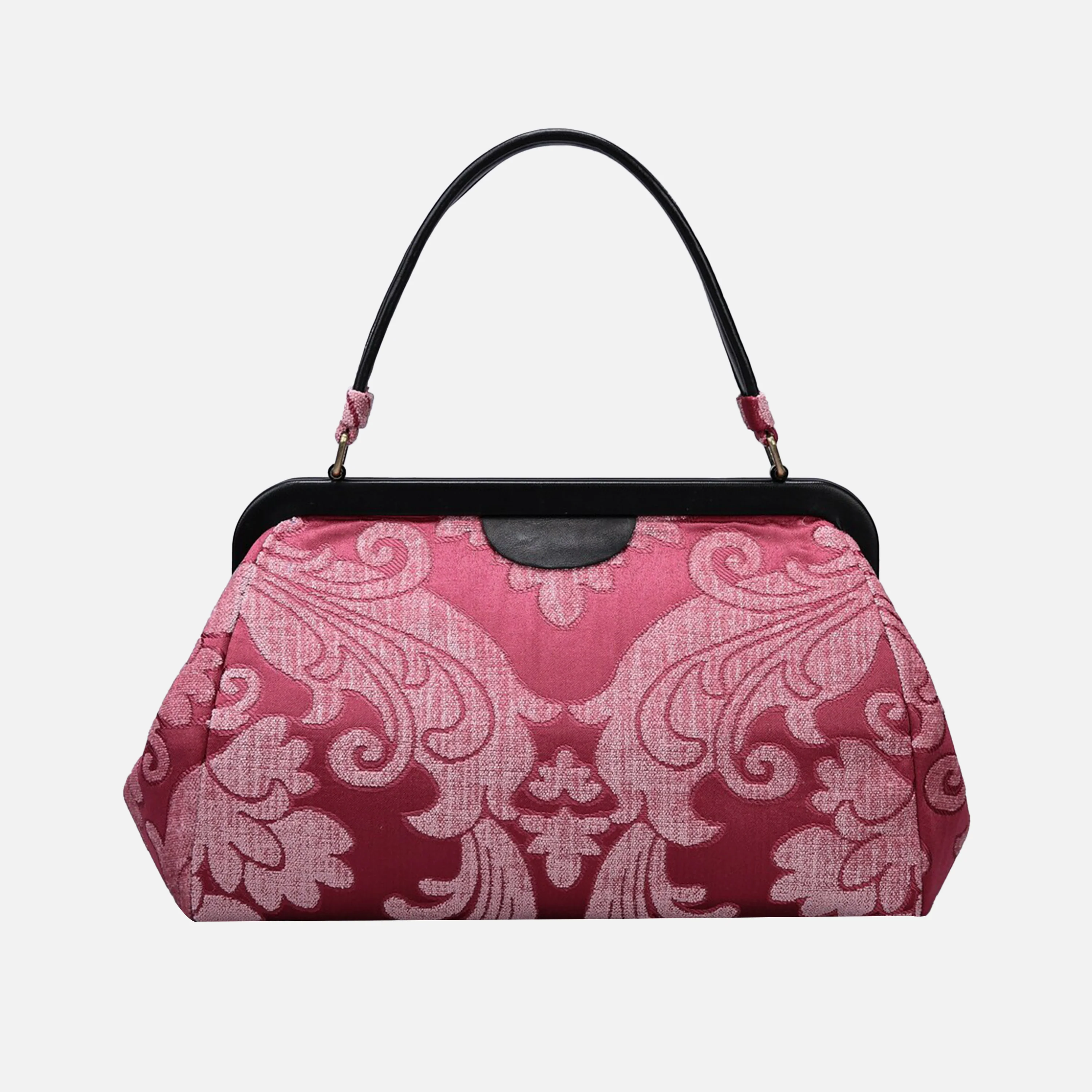 Queen Rose Pink Top Handle Purse - Image 4