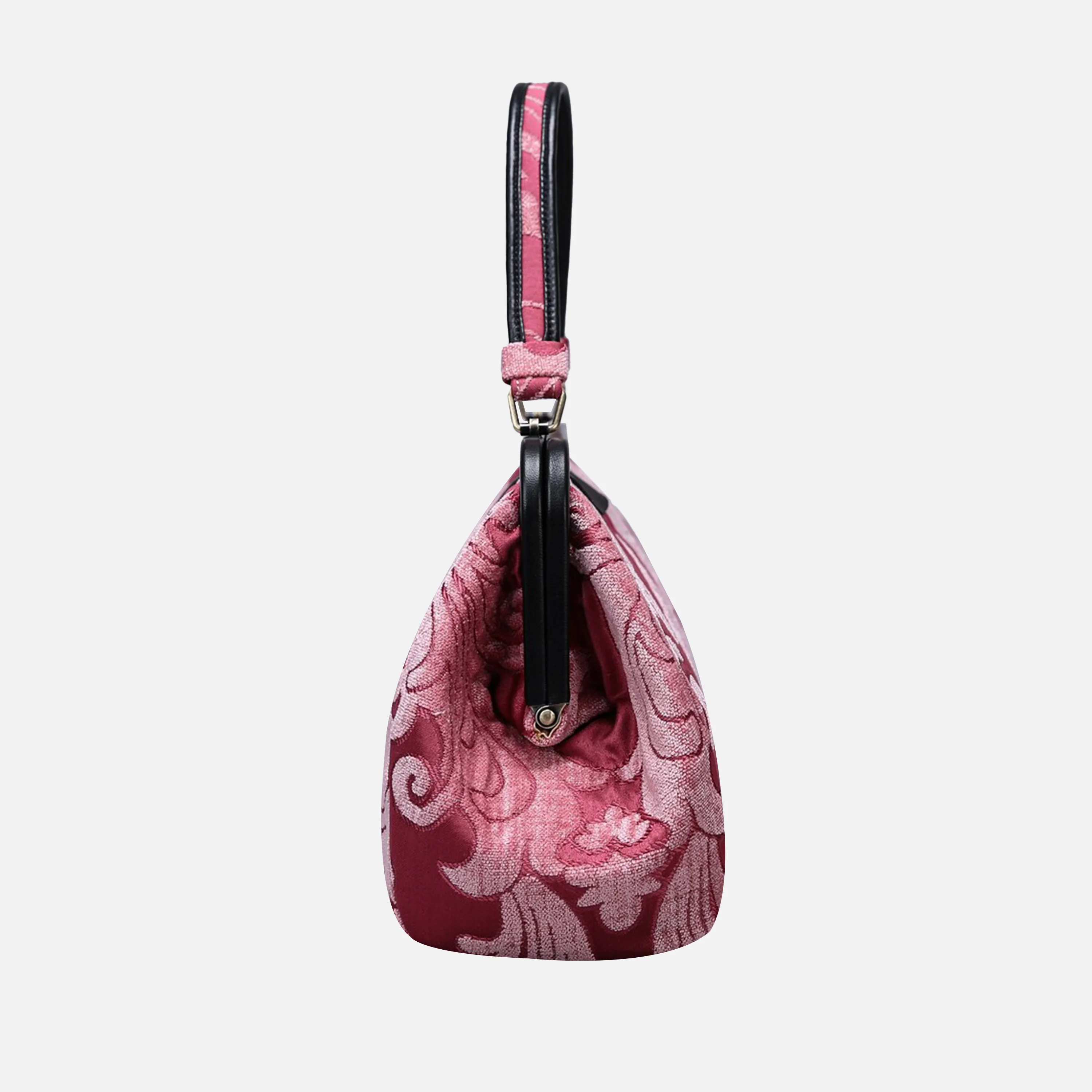 Queen Rose Pink Top Handle Purse - Image 5