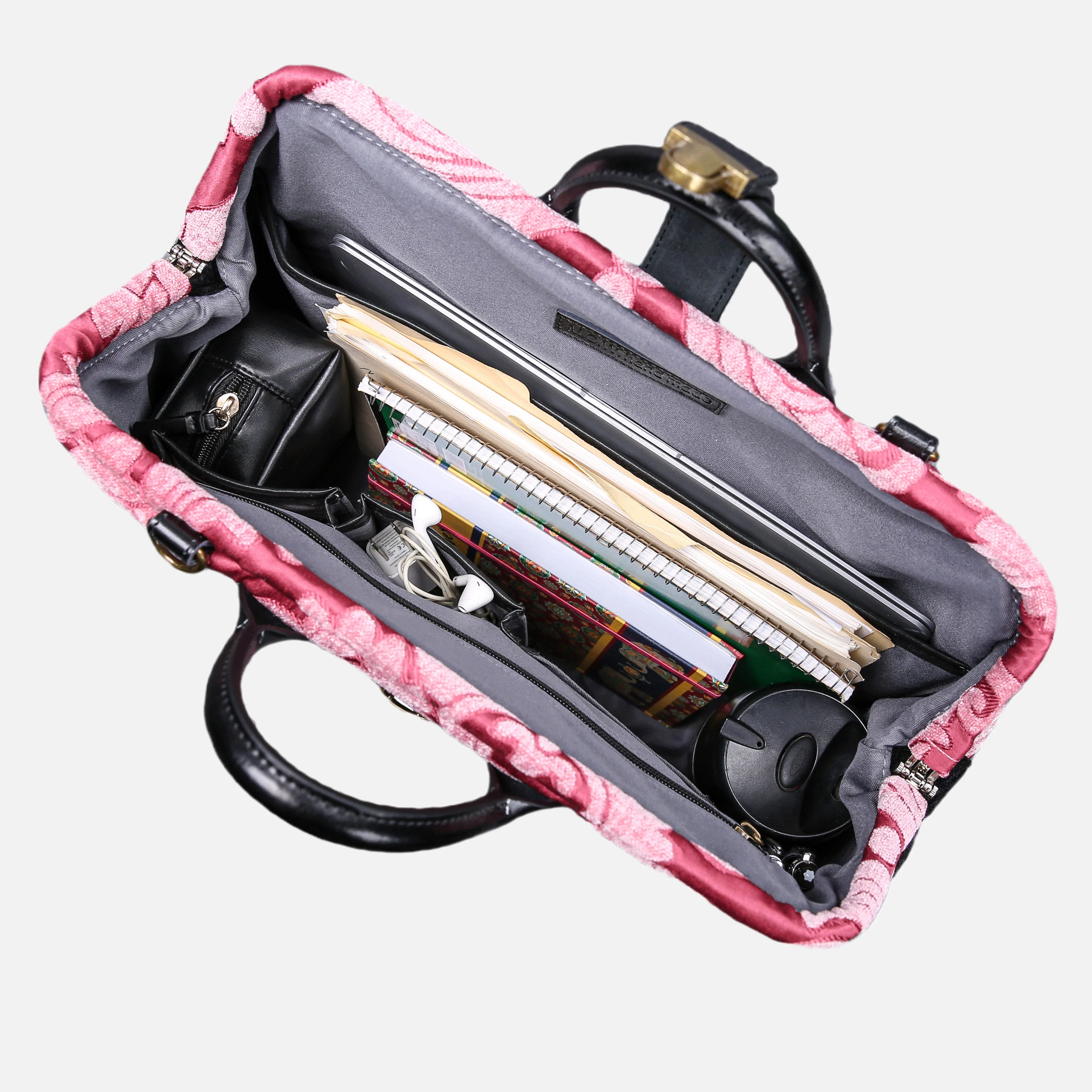 Queen Rose Pink Laptop Work Bag - Image 4