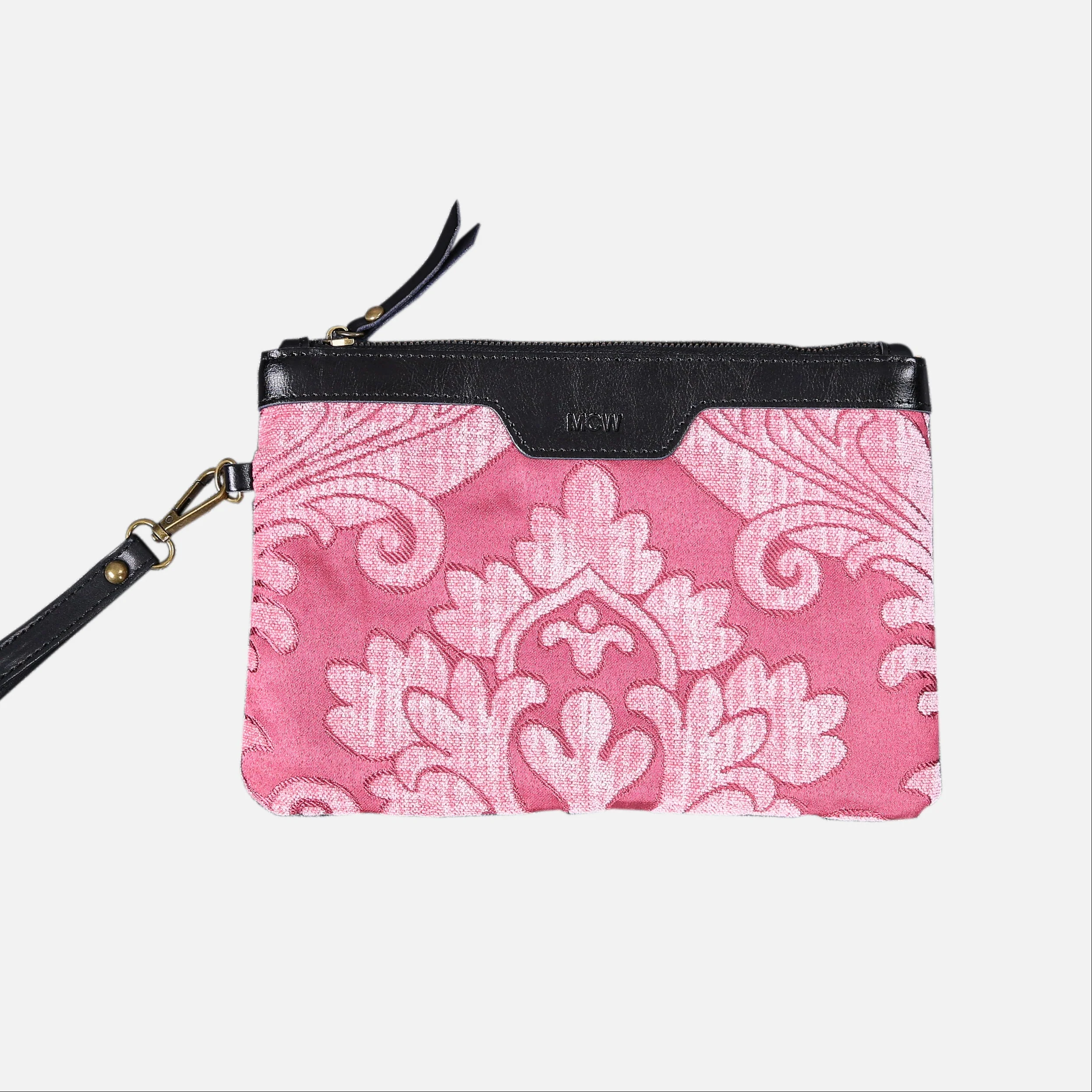 Queen Rose Pink Wristlet Clutch