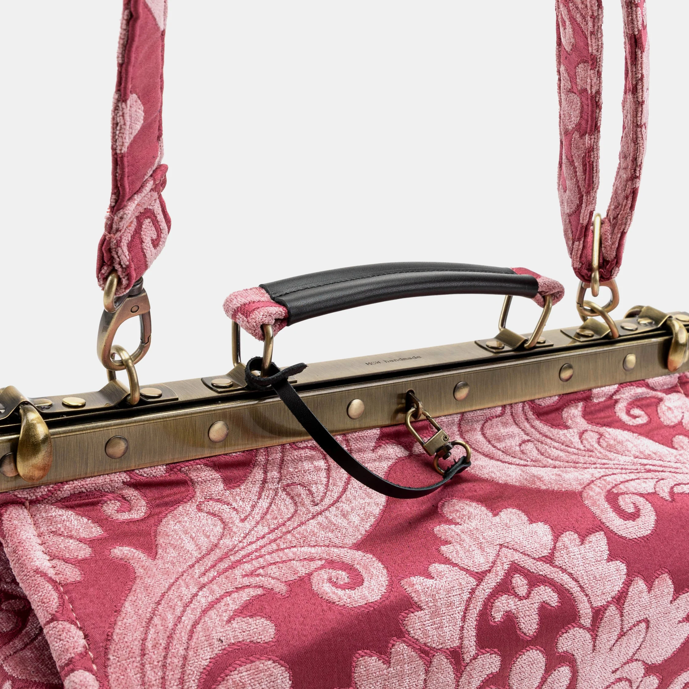 Queen Rose Pink Genevieve Carpet Gladstone Bag - Image 5