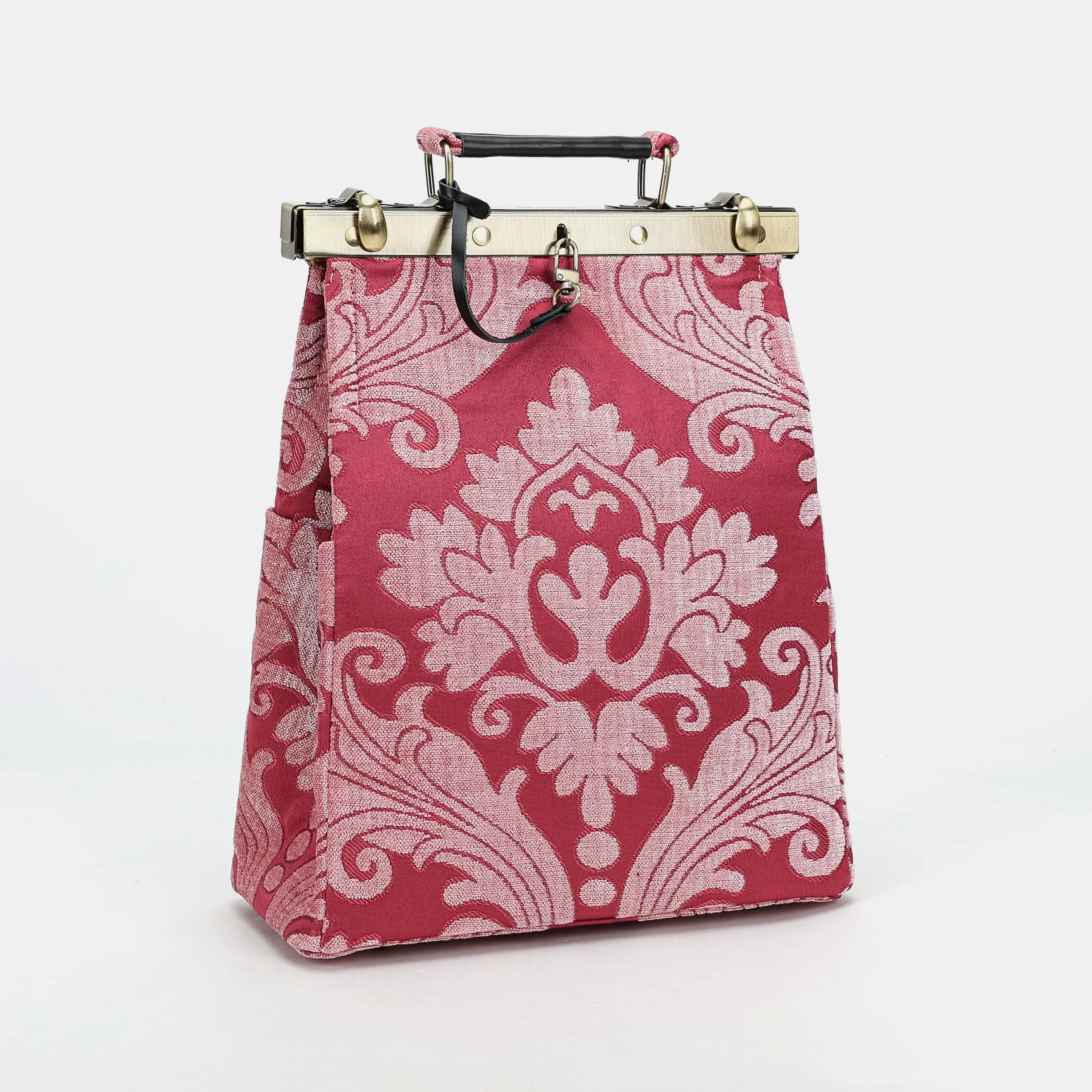 Queen Rose Pink Helena Carpet Backpack Gladstone Bag - Image 4